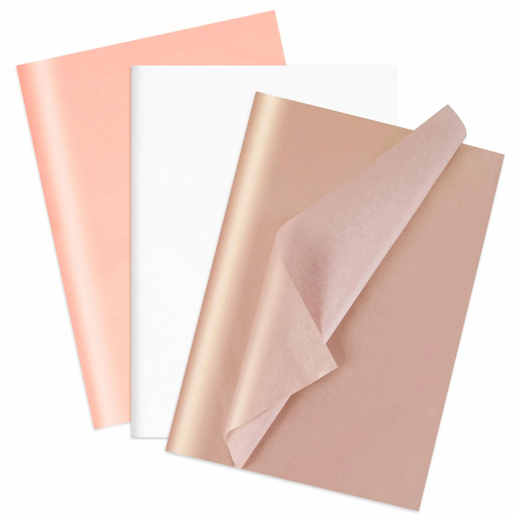 Larcenciel Carta Velina, 30 Fogli Carta Velina Rosa Adolescente Perlescente per Sacchetti Regalo, Squisita Pacchi Regalo Glitterata per Feste, Matrimoni, Compleanni, Artigianato, 50x35 cm