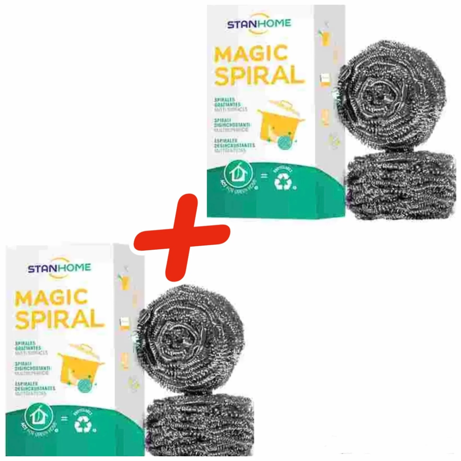 Stanhome set di 2 pacchi Magic Spiral (4 spirali)