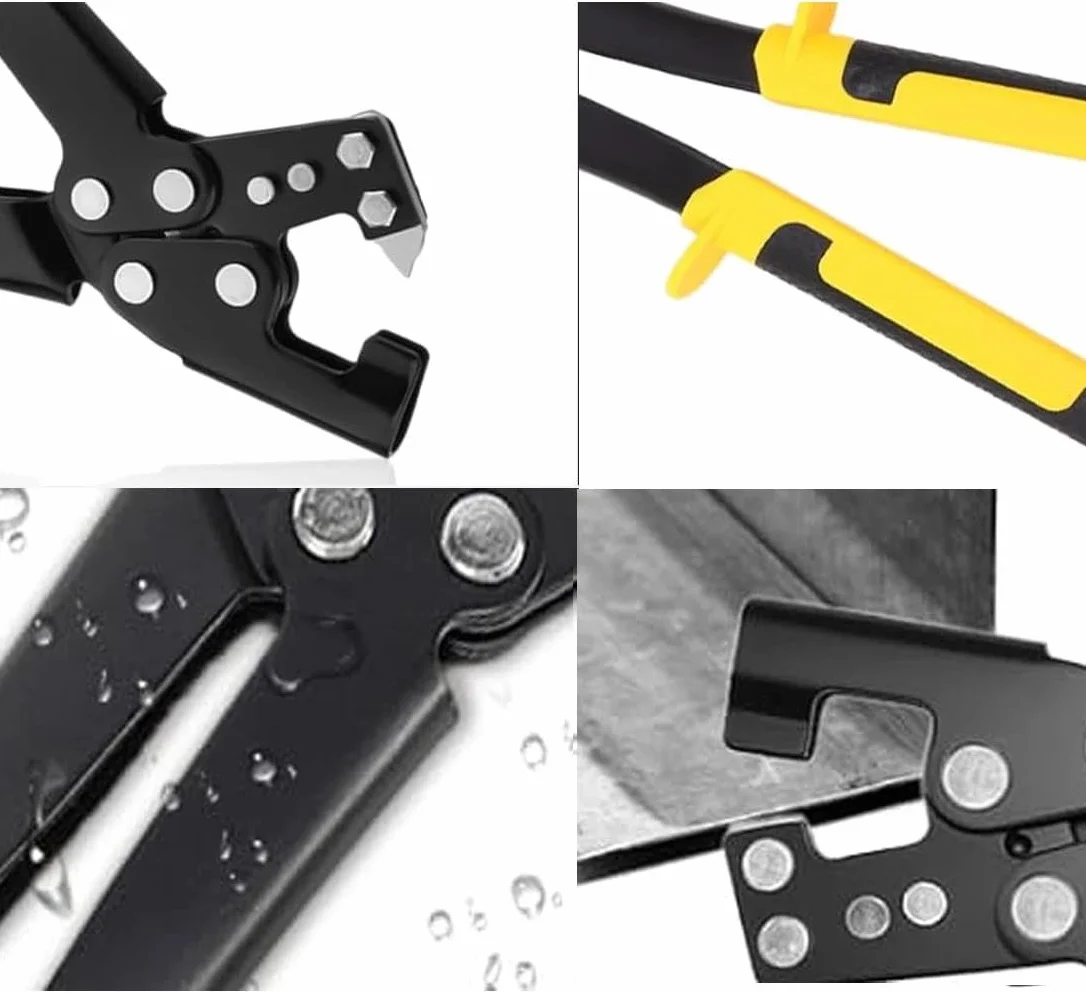 Pinza composita, pinza crimpatrice leggera in acciaio con manico per bulloni, pinza per cartongesso, per uffici, abitazioni, magazzini