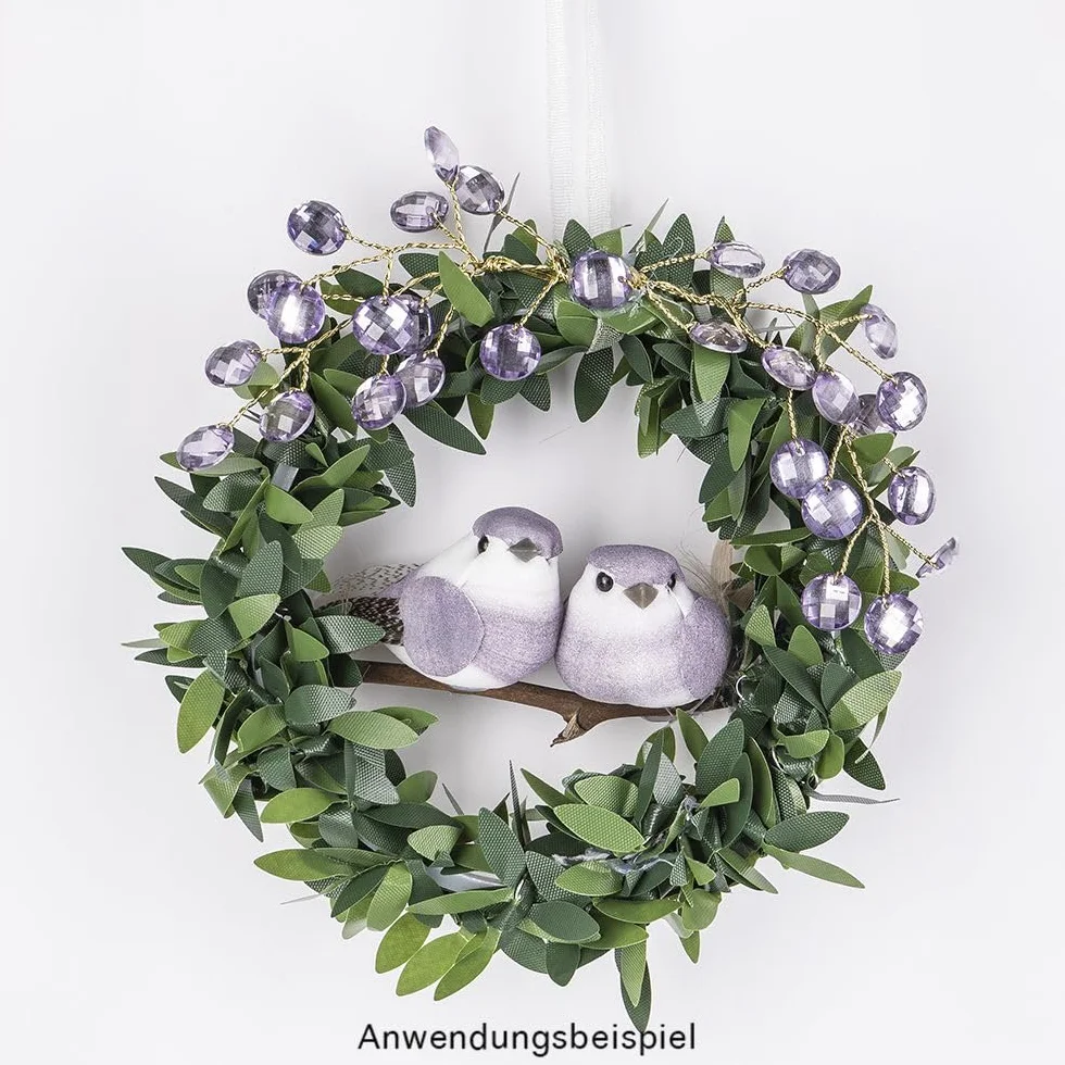 Anelli in plastica bianco per acchiappasogni Ø interno 7,7 cm Ø esterno 8,2 cm 6 mm 10 pezzi