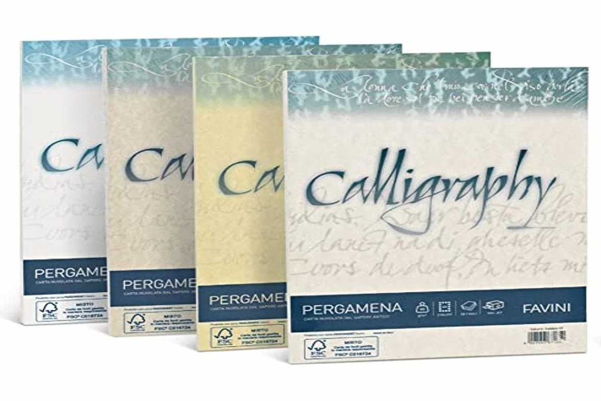 Carta Favini Calligraphy 50 fogli A4 190Gr 10 perla [A694084]