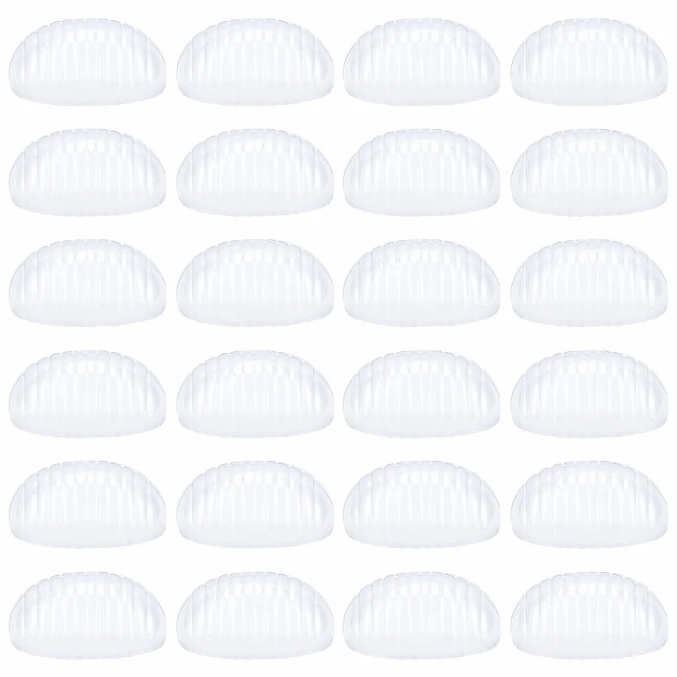 FINGERINSPIRE 24 supporti per cappelli, in plastica trasparente, per cappelli da baseball, protezione interna, per cappelli da baseball, trasparente, M