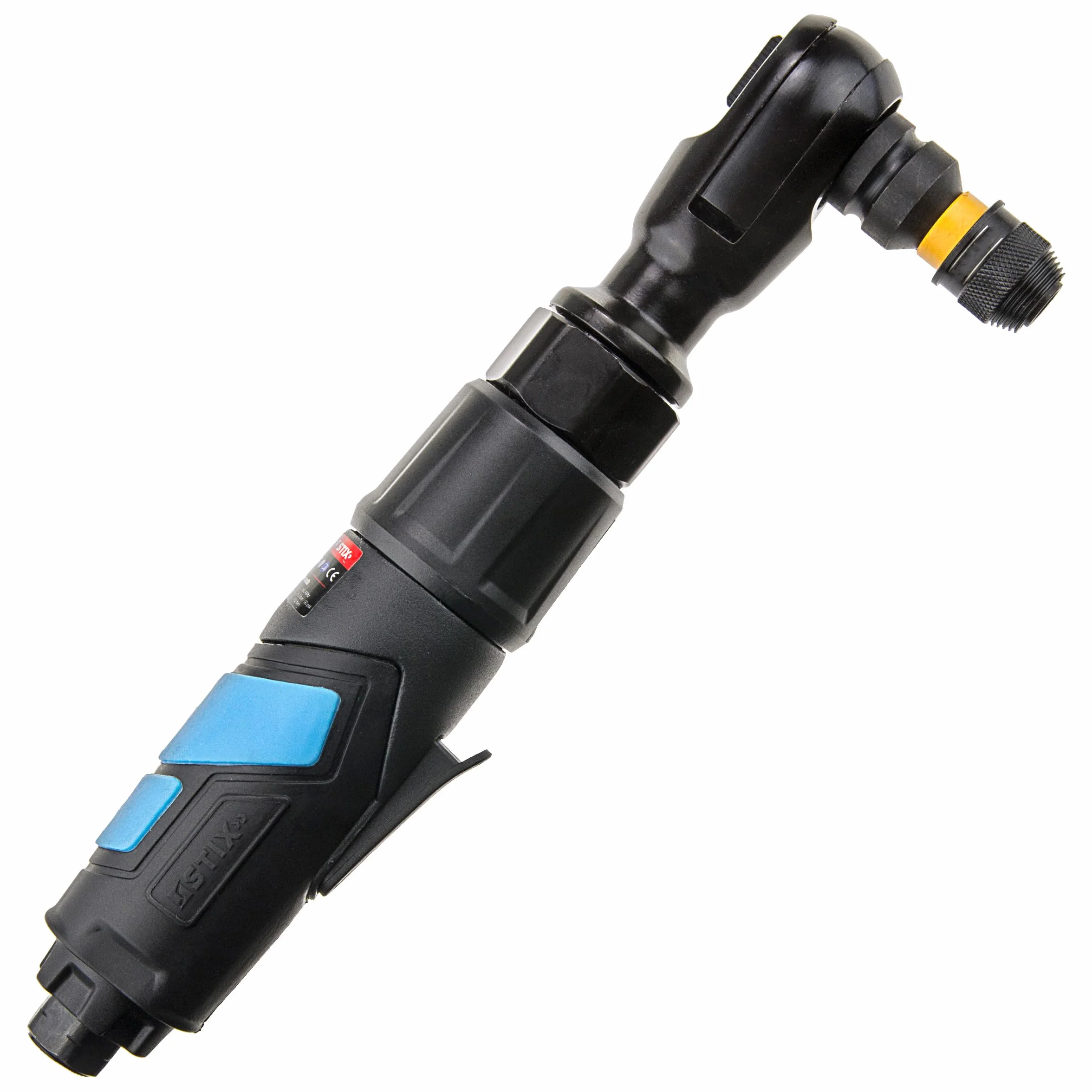 Stix Automotive Equipment Chiave pneumatica a cricchetto - Potenza di serraggio 102Nm - Pressione massima 6Bar - Dimensione del gambo 1/2 pollice - Adattatore 1/2 dopo 1/4 pollice