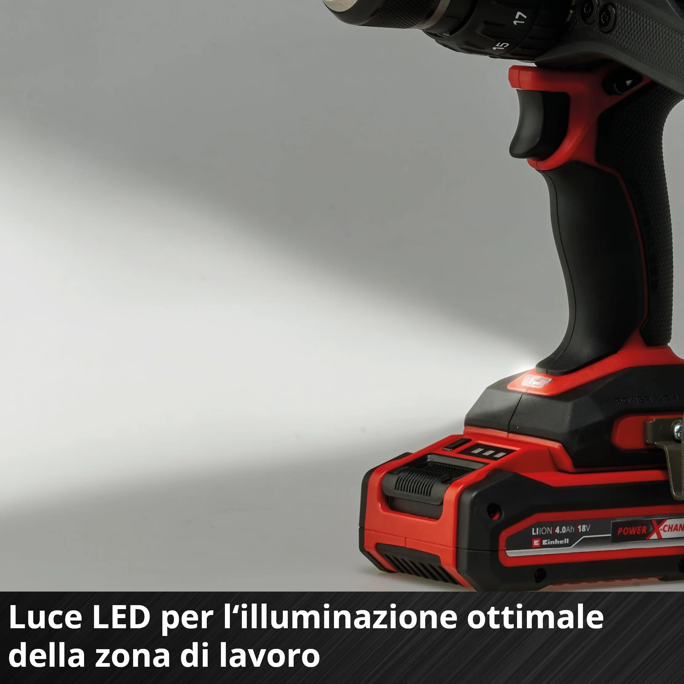 Einhell Professional Trapano a percussione a batteria TP-CD 18/120 Li BL-Solo Power X-Change (18 V, Brushless, 120 Nm, funzione percussione, mandrino 13 mm, 2 vie, senza batteria)