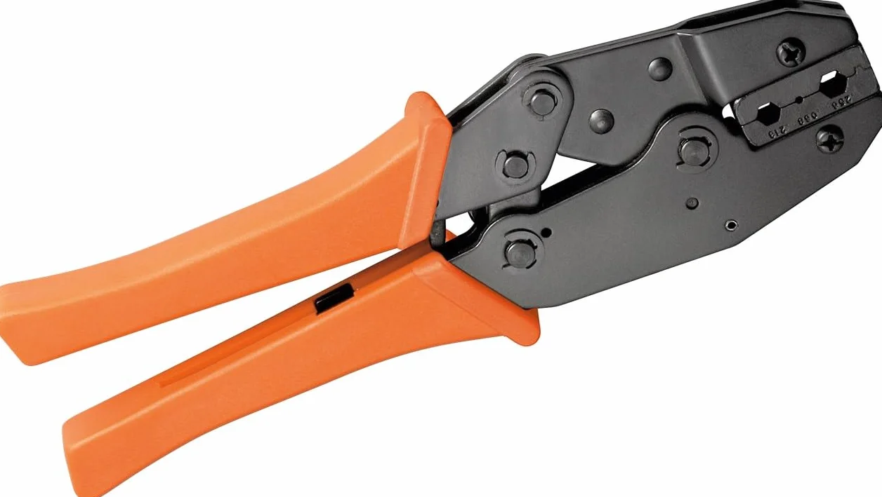 Fixpoint 11366 Crimpatrice per Connettori BNC, TNC, SMA e N, Rosso/Nero