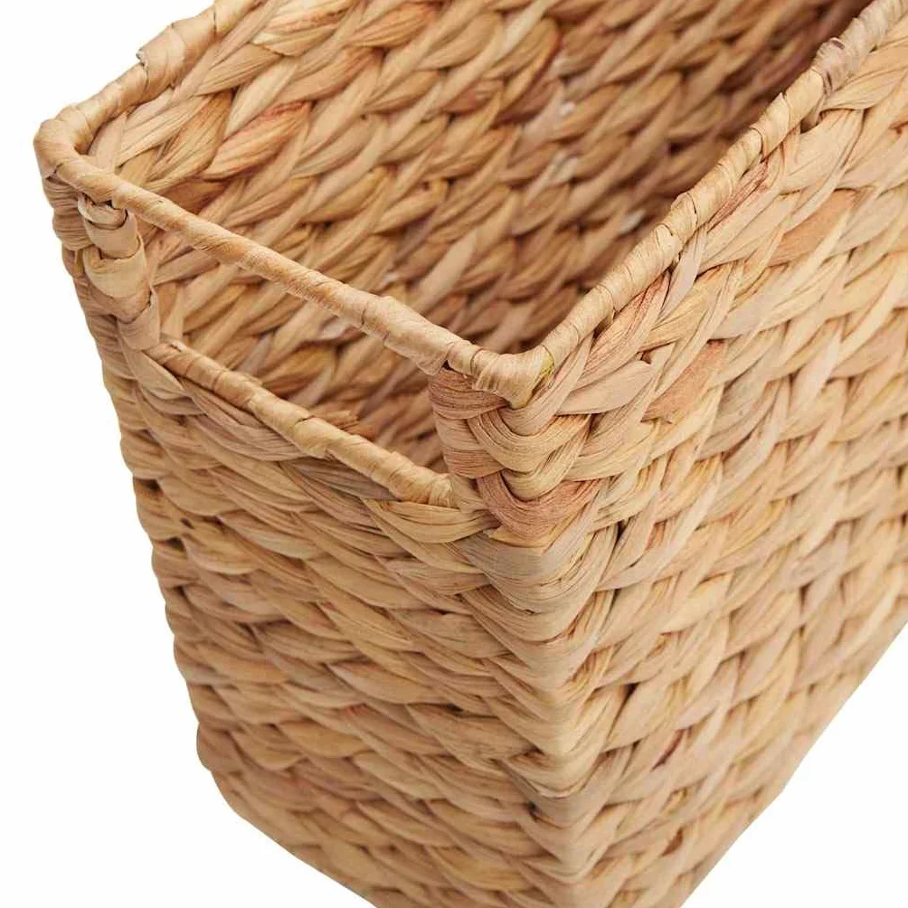 Generico Ceste per Riviste 2 PCS Naturale 39 x 14 x 25 cm