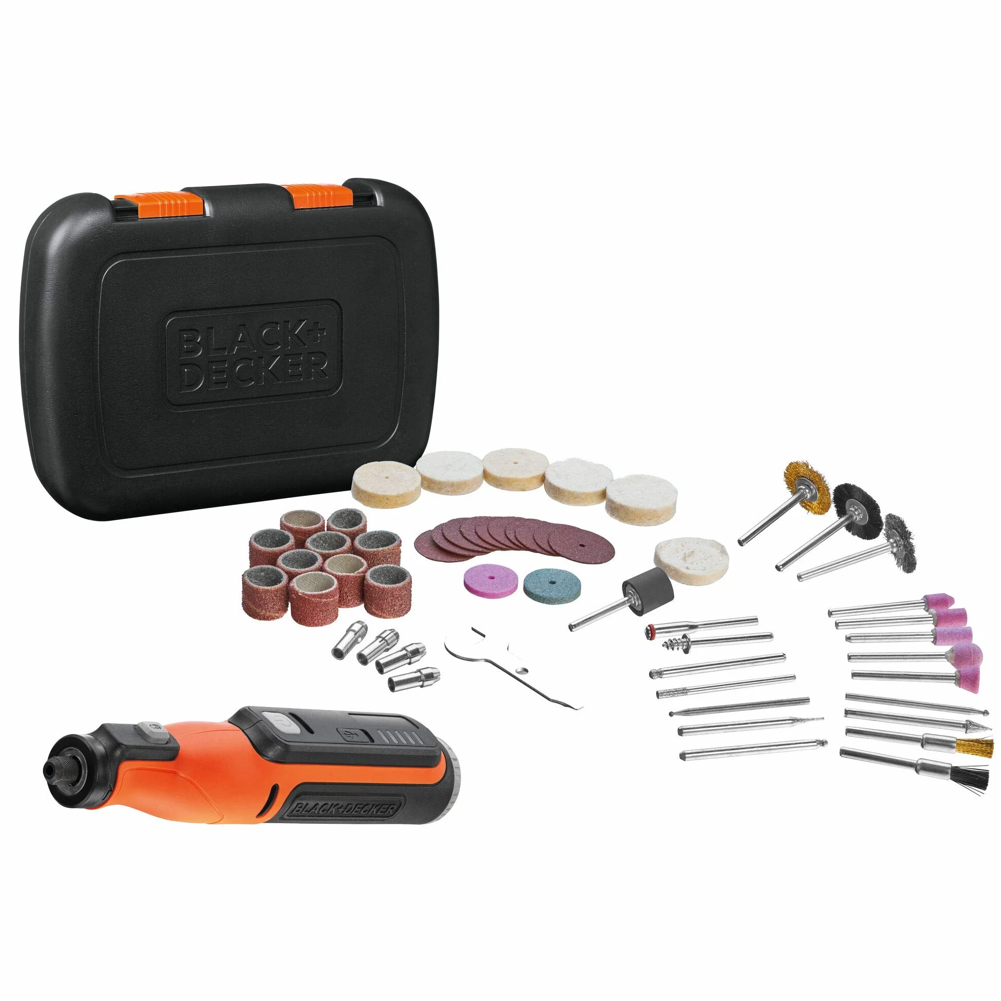 BLACK+DECKER BCRT8IK-XJ Multifunzione Rotativo 7,2V 52 Accessori Valigetta