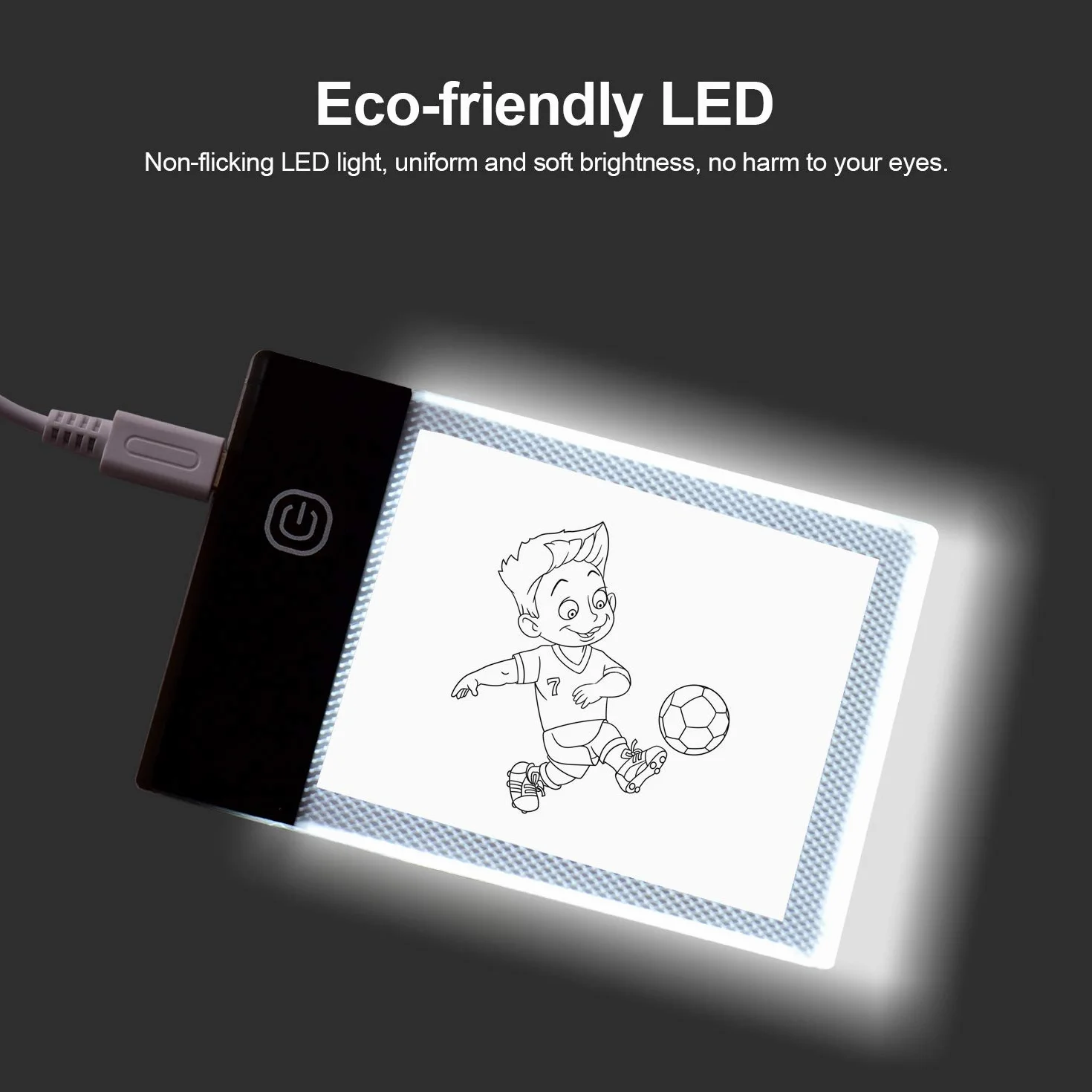 Kit Flip Book con blocco LED per tablet 300 fogli di carta disegno con vite per rilegatura, per disegnare cartoni animati, cartoni animati, set di inetti per pollice, set