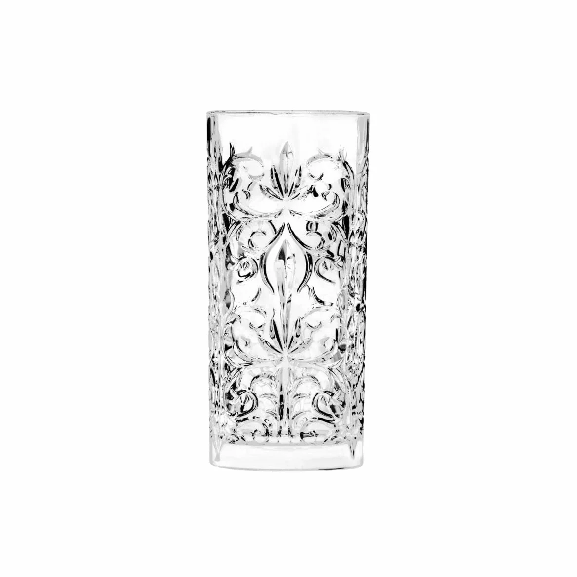 RCR Cristalleria Italiana Linea Tattoo Bicchieri da Acqua Cocktail Vetro Moderni Set 6 Bicchieri Cristallo 37 Cl