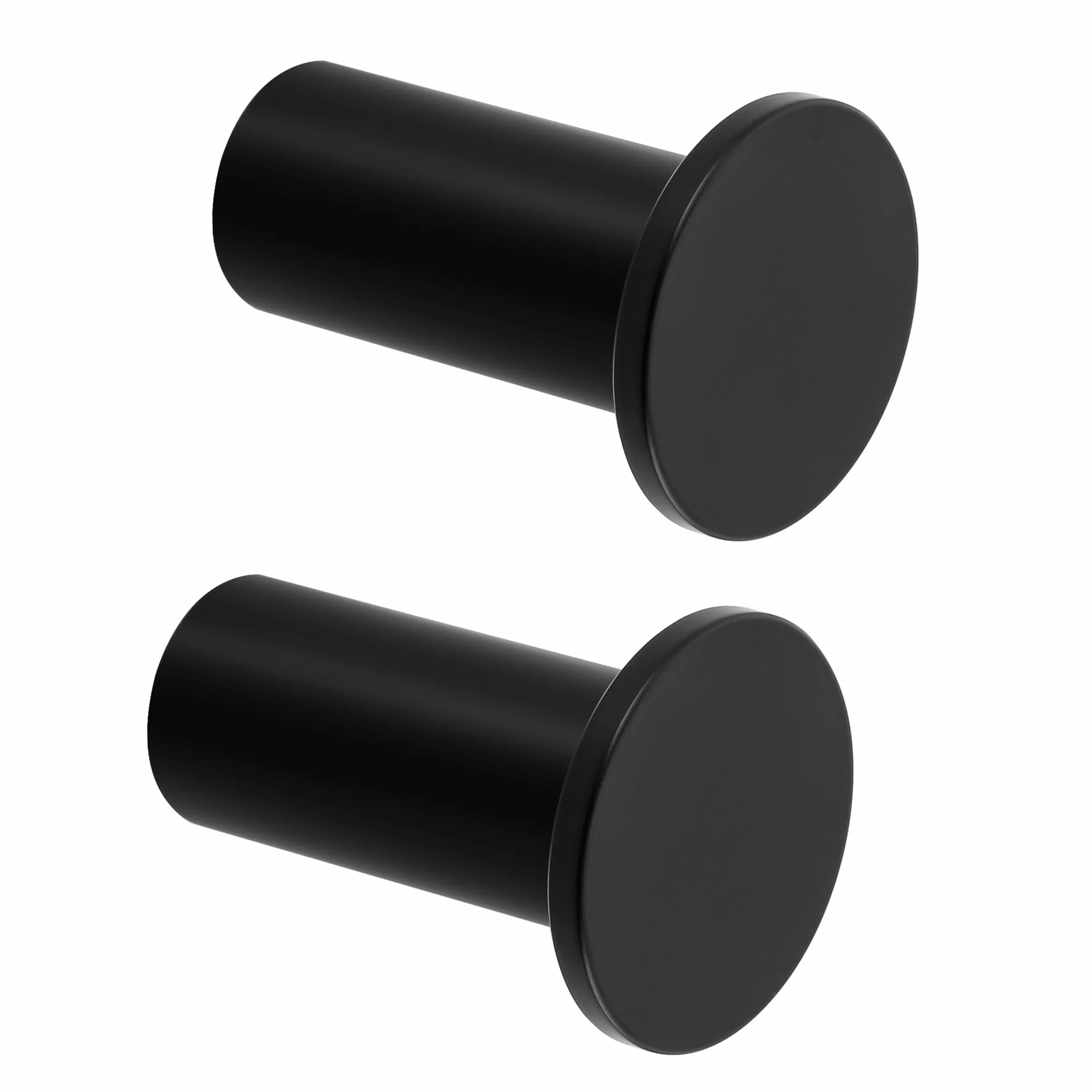 SAYAYO Ganci Accappatoio Bagno Nero Acciaio Inox 2 Pezzi 45 mm