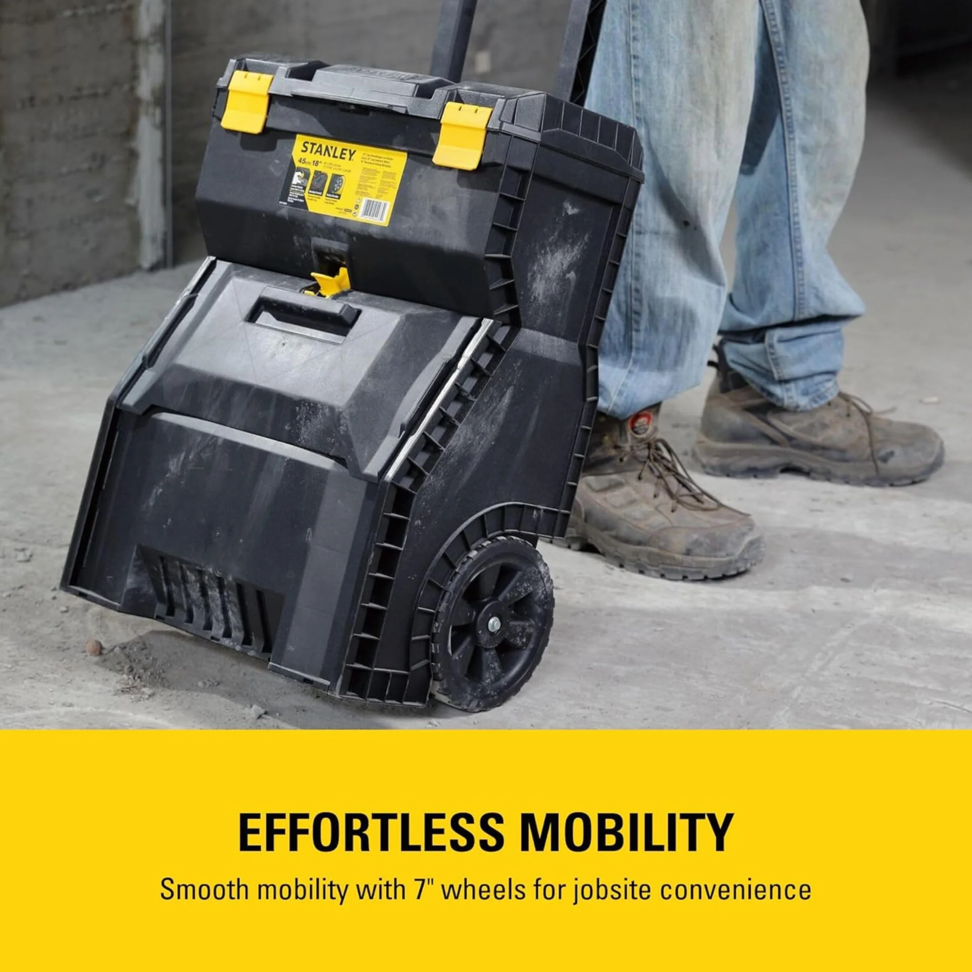 STANLEY Essential Rolling Workshop Toolbox 3-in-1 STST1-80151