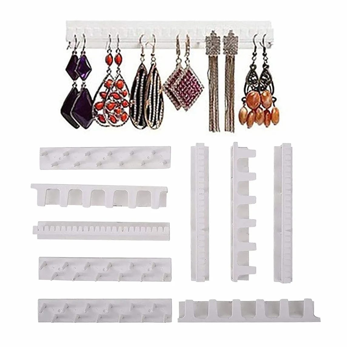 Ganci per Appendere Gioielli Supporto per Orecchini Collana Hanger Holder 9 Pezzi