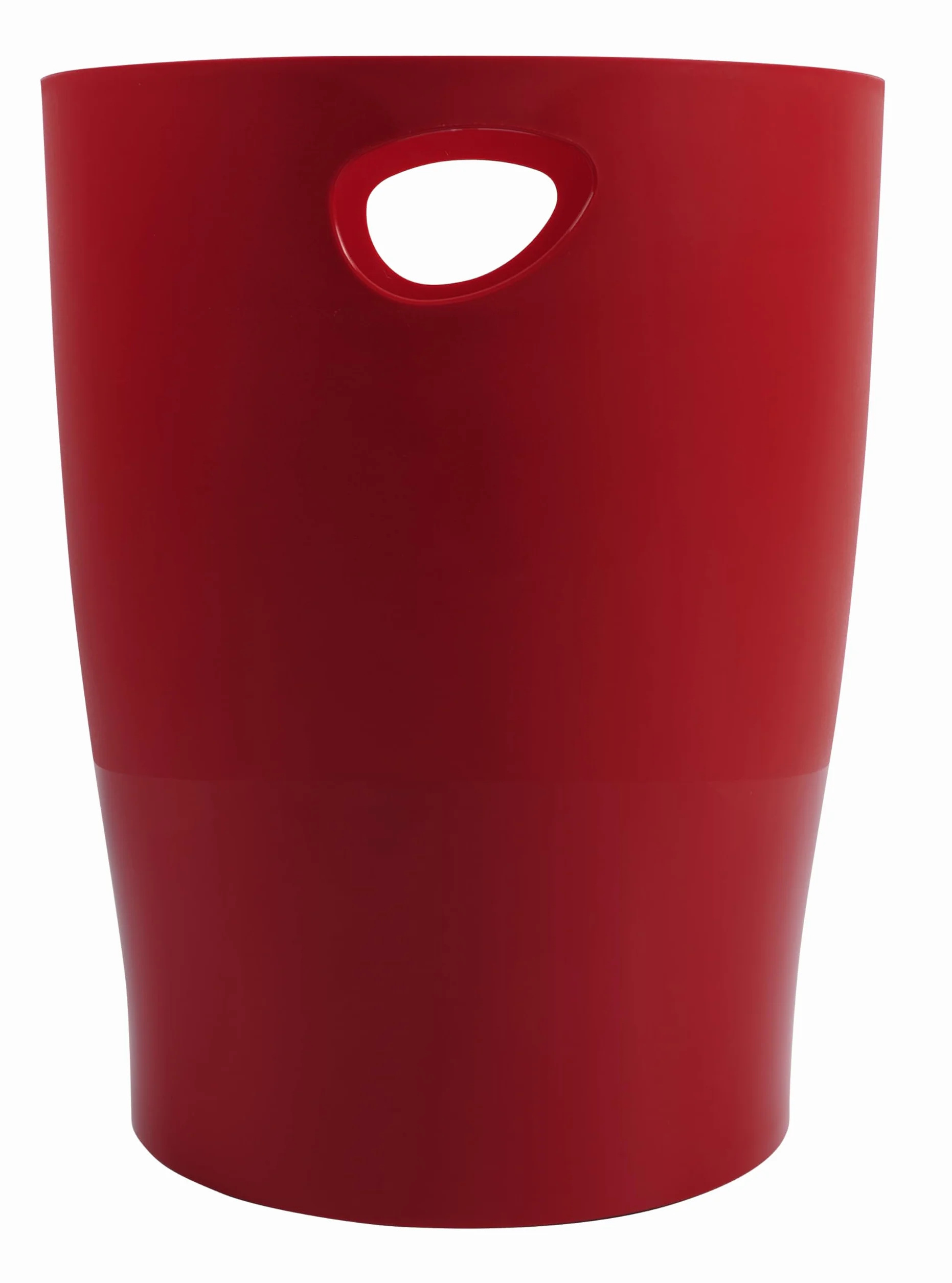 Exacompta cestino gettacarta ECOBIN 15 litri 26,5x26,5x33,5 cm rosso cremisi traslucido