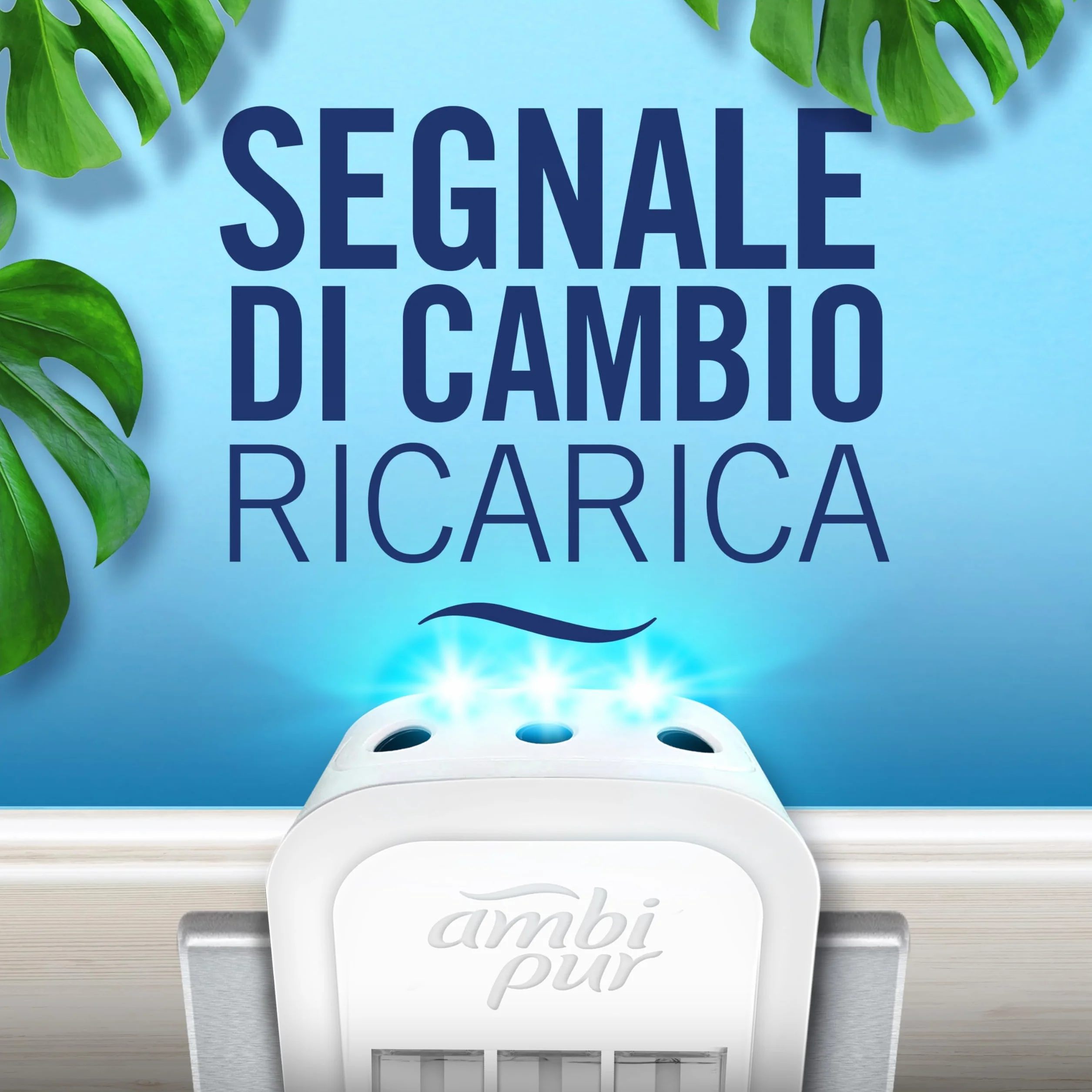 Ambi Pur 3Volution Profumatore per Ambienti Diffusore Elettrico 2 Ricariche Lenor Risveglio Primaverile Elimina Odori 90 Giorni