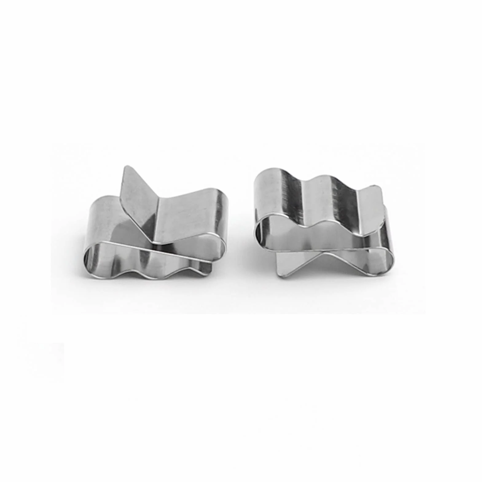 Clip per Cavo in Acciaio Inox in Acciaio Inox con Pannello Solare con Cornice per strutture solari (Size : 200 Pieces)