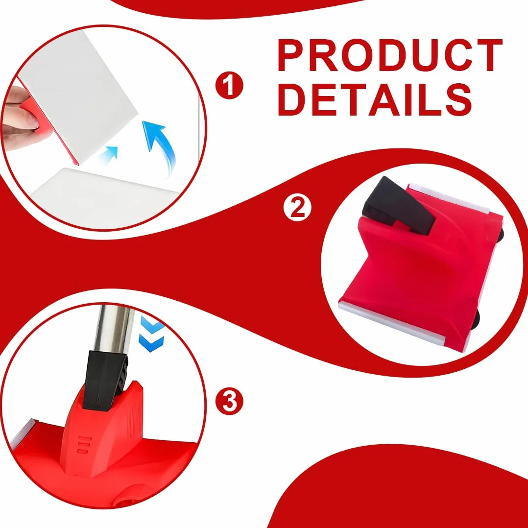 GXGM 1 PCS 5 Pollici Pennelli per angoli, Paint Edger Paint Pad, Utensili per Il Taglio di Paint Edger Multiuso