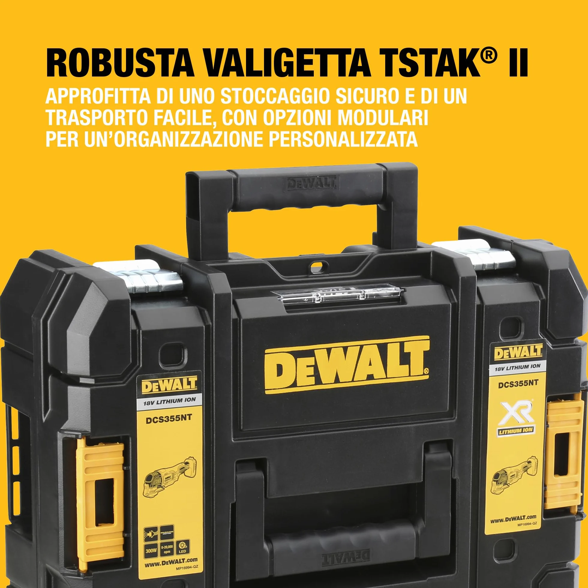 DEWALT DCS355NT-XJ Utensile oscillante senza spazzole 18V XR T-STAK