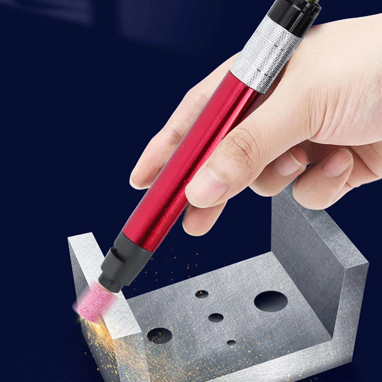 Smerigliatrice pneumatica a penna 90i / min - Smerigliatrice ad alta efficienza per lucidatura, levigatura e rettifica