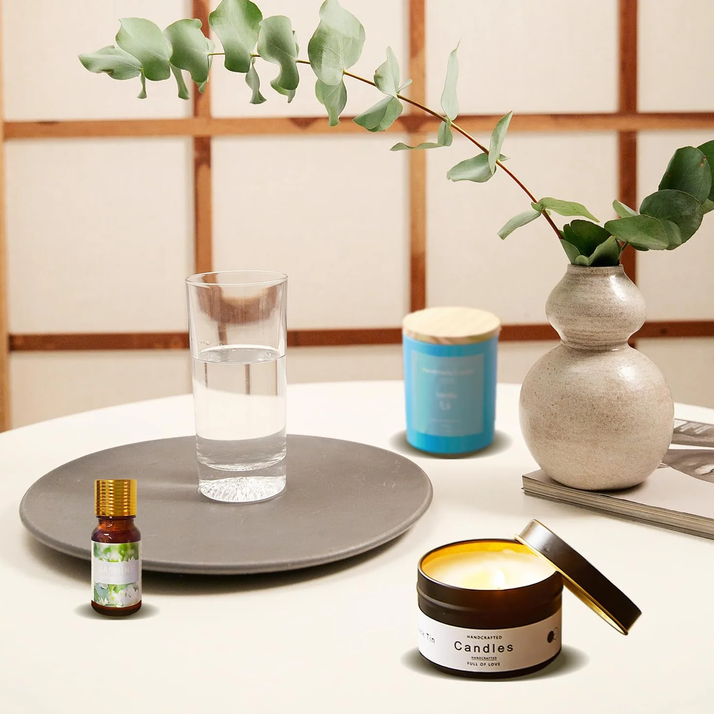 LINGQIAN Kit di produzione di candele per adulti, cera di soia per candela, candele fai da te per creare le tue candele
