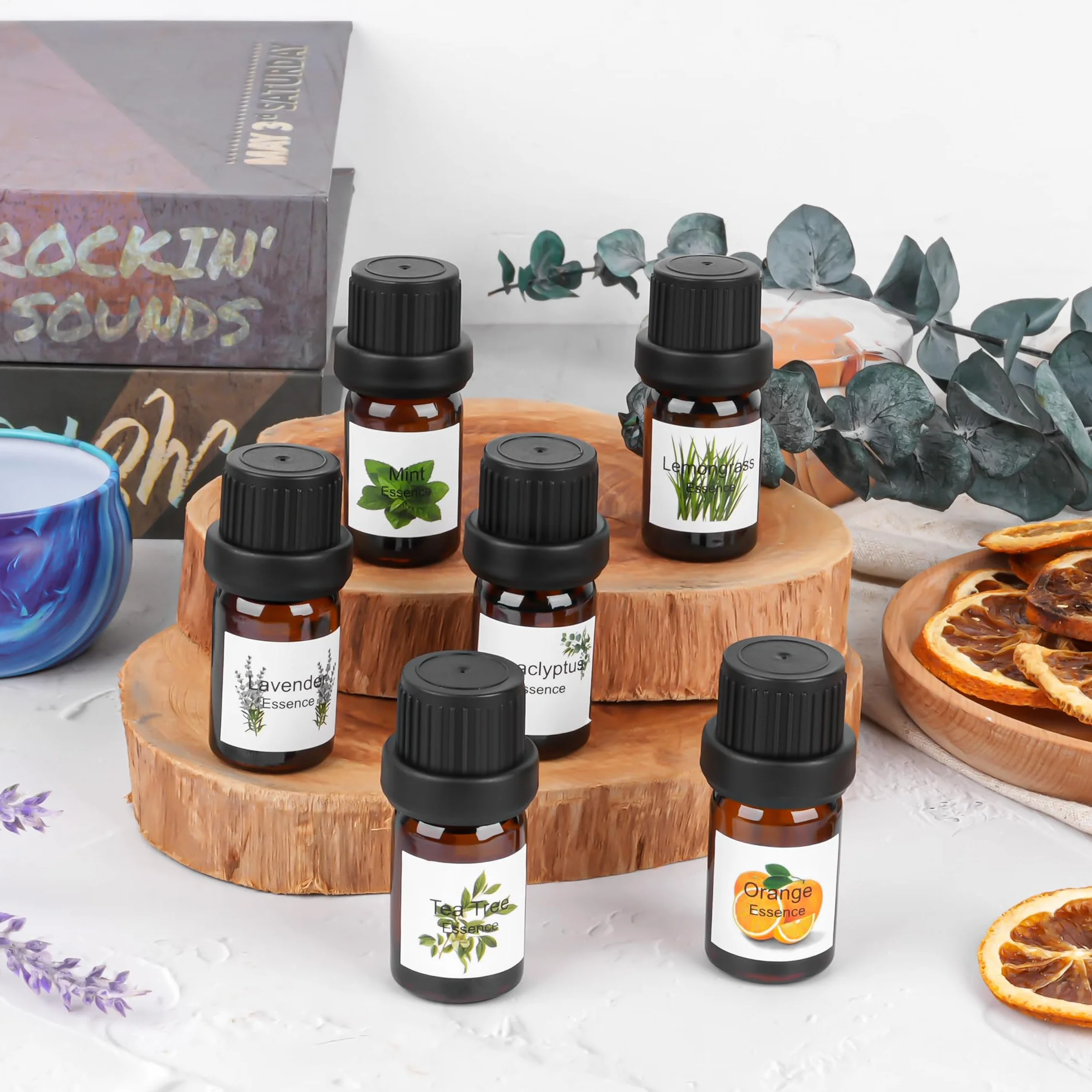 LDUMODUW Kit Candele Fai Da Te, 480g Di Cera D'Api, 9 Barattoli, 6 Olio Profumato, 8 Blocchi Di Colore, Pentola Per La Fusione Della Cera