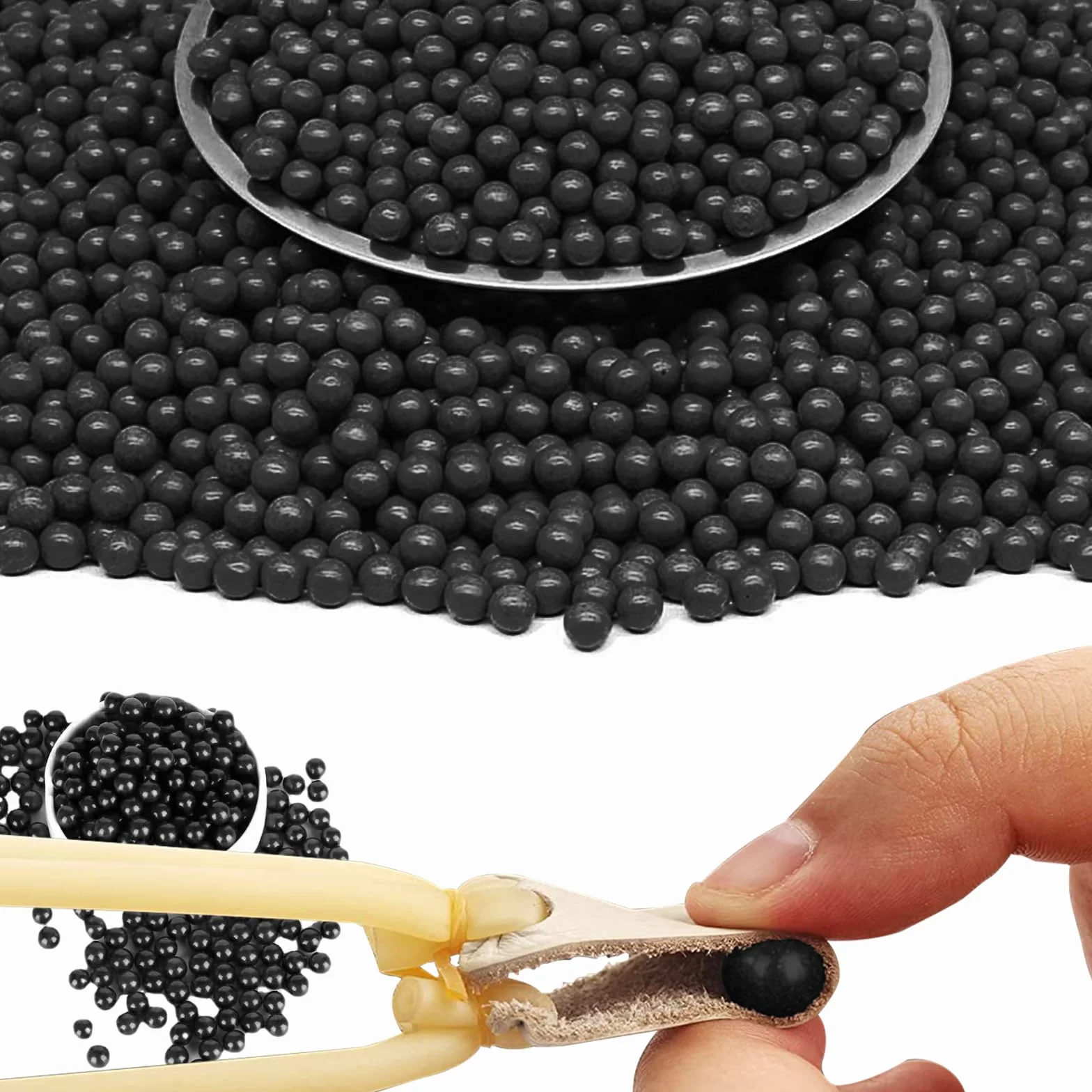 Sfera di argilla dura, 500 g, 9 mm, per esercizi di centrifuga, fionda