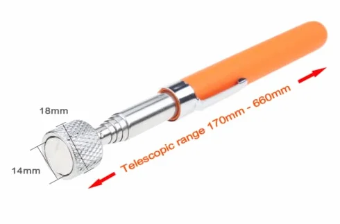 Asta Magnetica Telescopica Asta Pick up Calamita Magnete Penna Allungabile Estraibile Strumento di Precisione