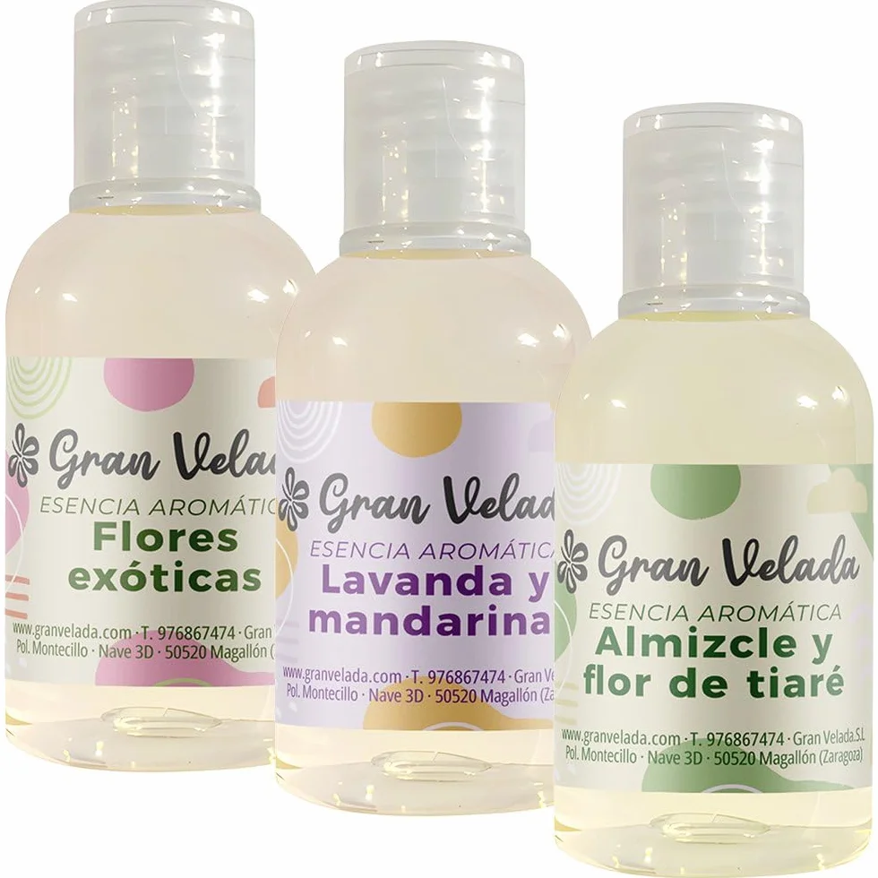 Gran Velada - Confezione Risparmio Essenze Primavera 3 x 50 ml | Fragranza verde e leggera | Uso in aromaterapia e cosmetici | Note sul campo