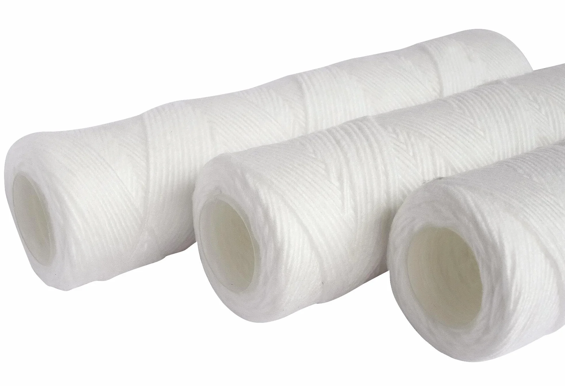 AQUAWATER Confezione da 3 cartucce filtranti avvolto 20μ formato standard 10"