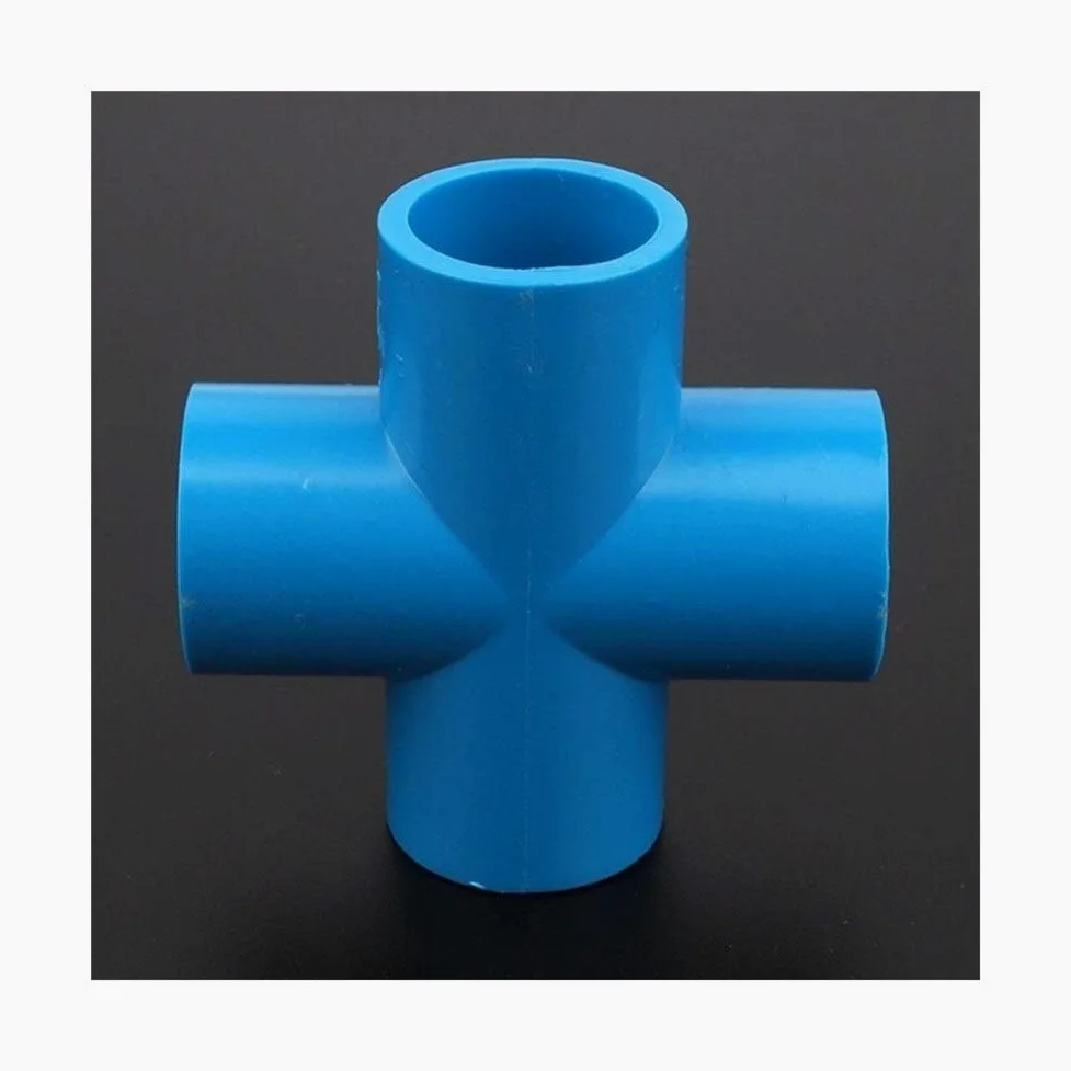 Strumenti di riparazione di tubi Adattatore tubo 20 millimetri in PVC Croce tubo Connettori Garden sistema di irrigazione Raccordi carro armato Acqua di alimentazione 12/24 / 48pcs sacco (Color : Blu