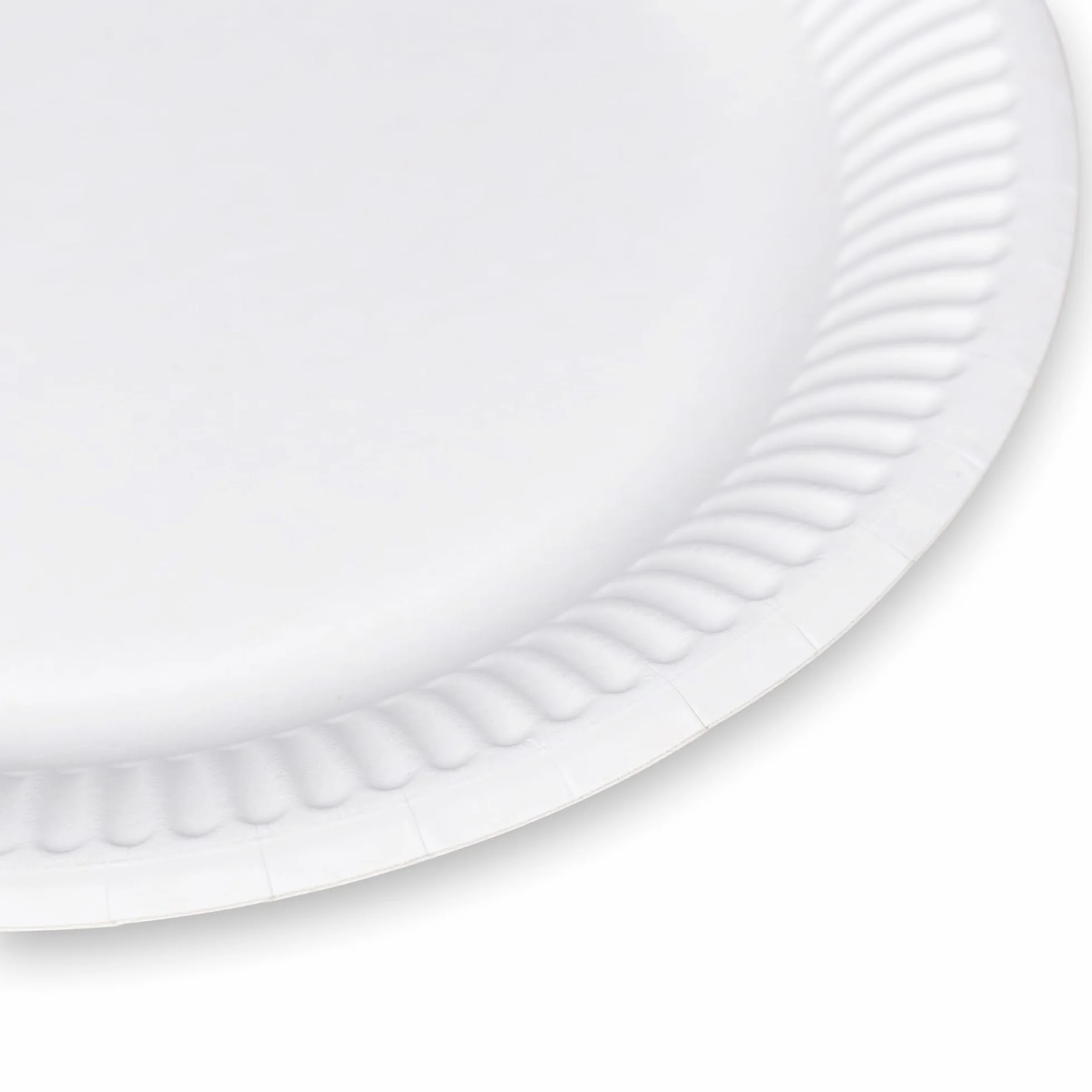 Idena Piatto Party Bianco 200 Pezzi 23 cm Certificato FSC Piatto di Carta 100% compostabile