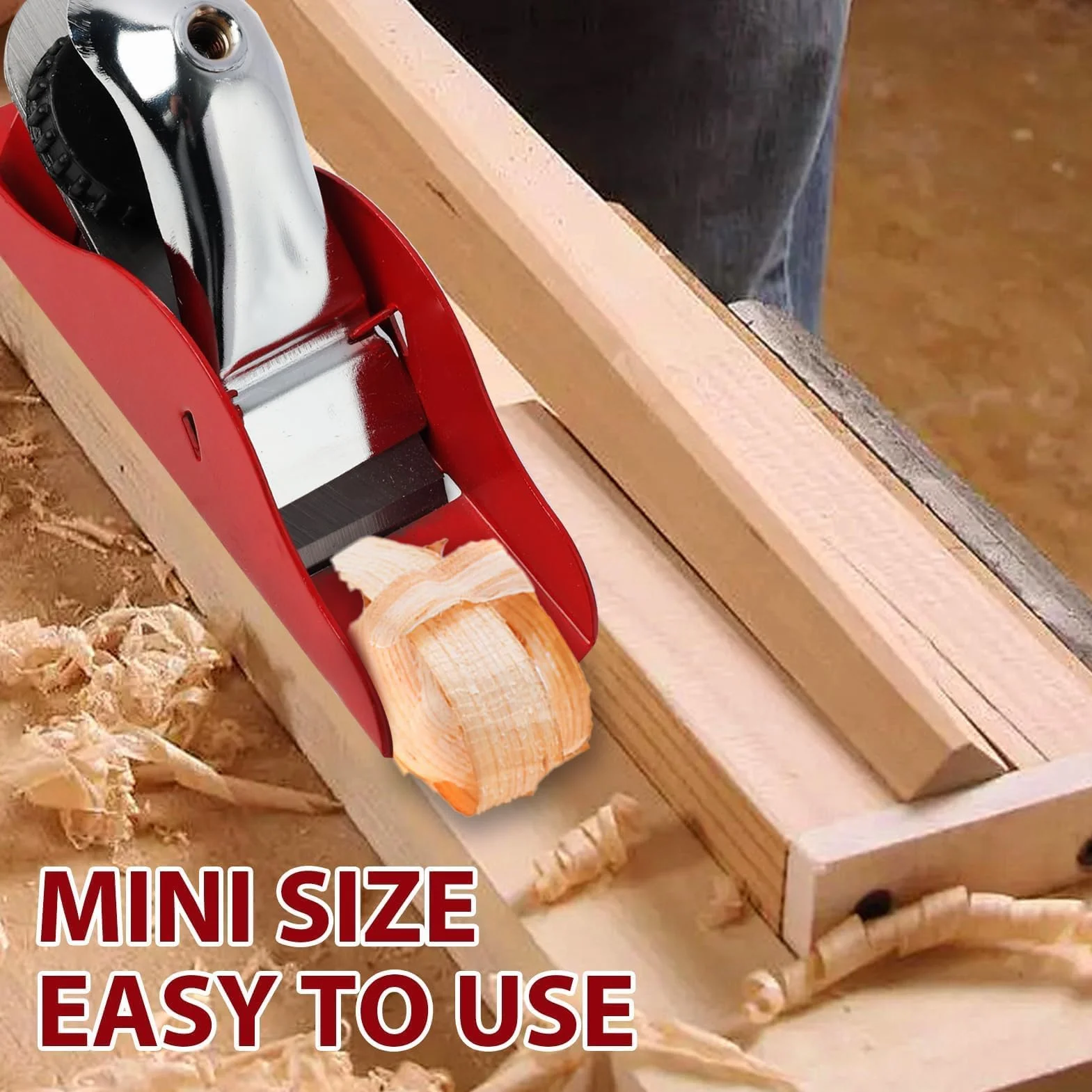 Pialletto Manuale per Legno, Pialla a Mano in Acciaio, Pialletto a Mano Per Legno,Lama Sottile e Affilata,Pialla Per Legno, Design Ergonomico, Perfetto per la Lavorazione del Legno