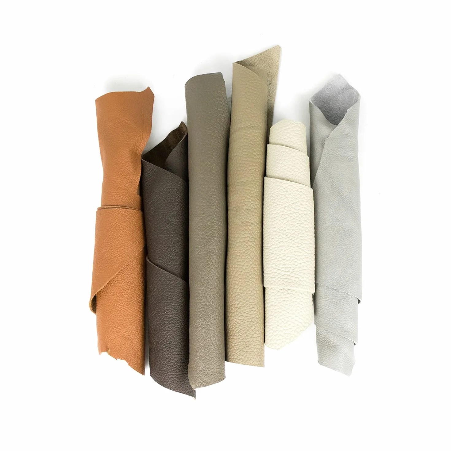 Set 1 kg Ritagli di Vera Pelle Colori Misti Classici Dimensioni Miste