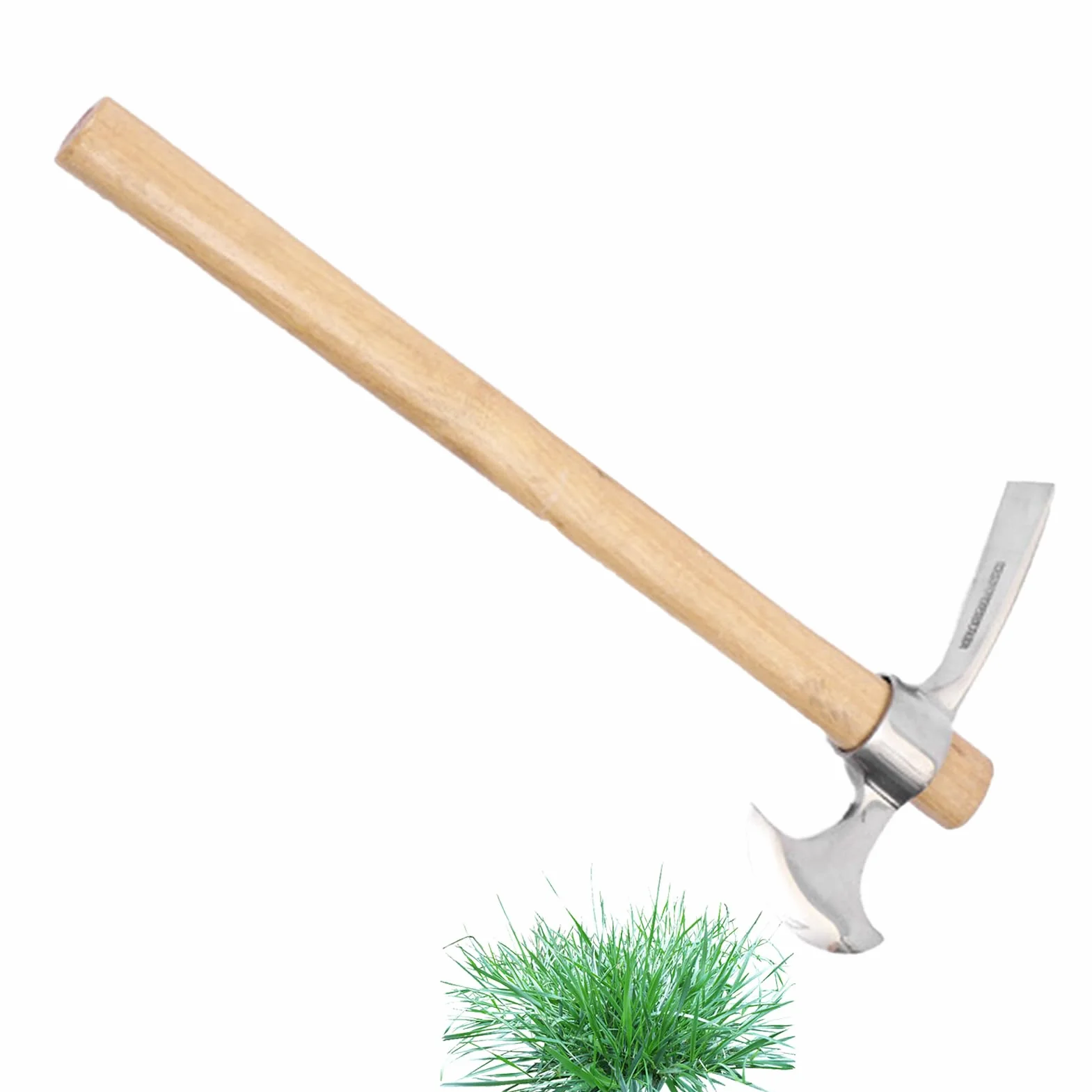 Zappa per scavare, piccone da giardino, piccone da giardino, con lama larga, strumento a mano efficiente, 41 cm