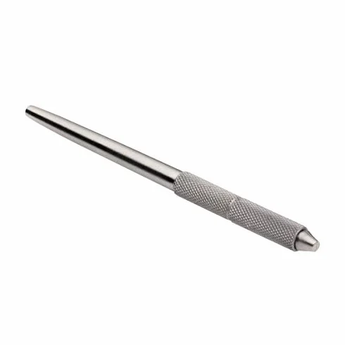 IPAM - MANICO PROFESSIONALE 12 CM IN ACCIAIO INOX PER SGORBIE - IMPUGANTURA ZIGRINATA - ALTA QUALITA'