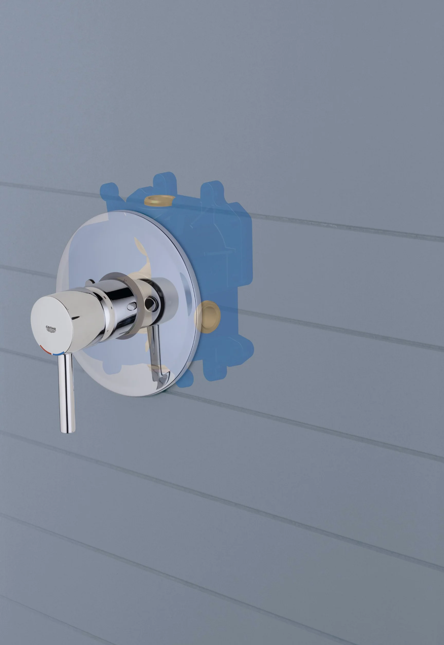 Grohe 35501000 Rapido E Corpo Incasso Universale per Miscelatori Monocomando, 70 mm - 100 mm [Vecchio Modello]