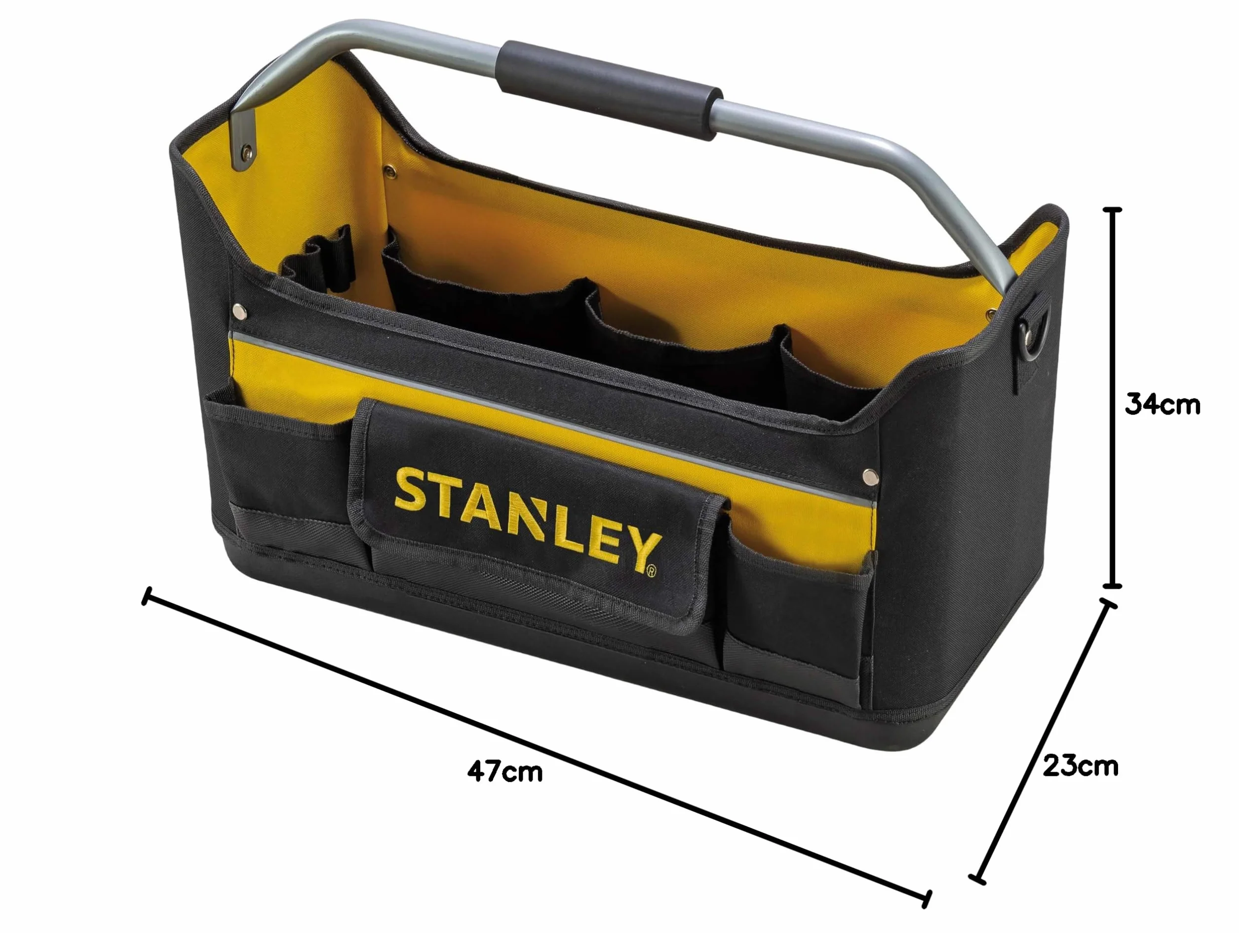 STANLEY 1-96-182 Cestello Porta Utensili, 16", Nero