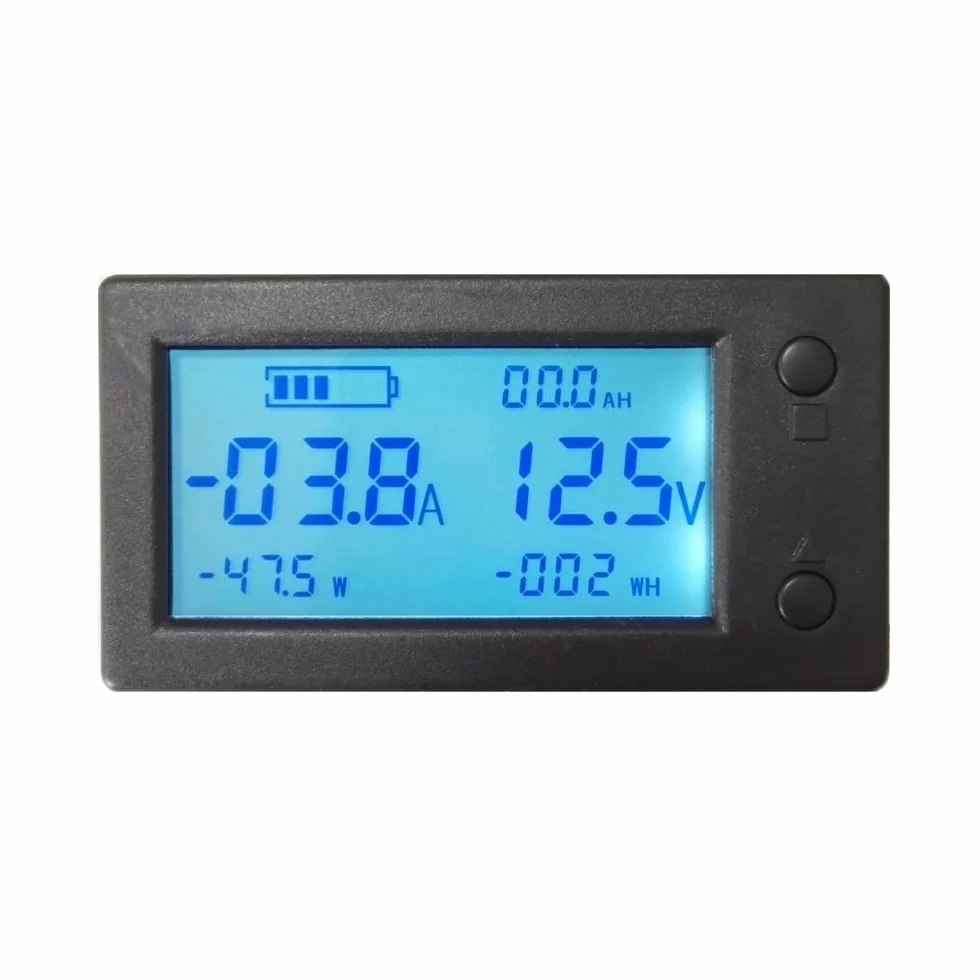 AiLi, Monitor per batteria con voltmetro, amperometro e misuratore di tensione, con trasformatore con sensore a effetto Hall, da 300 V, 100 A, 200 A o 400 A CC