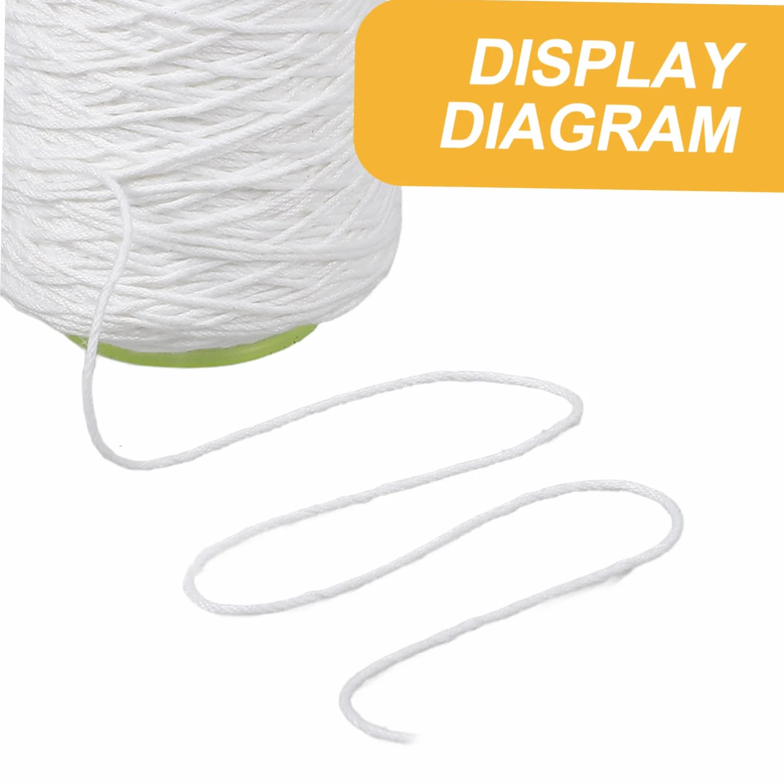 Lurrose Filo da Muratore Versatile per Muratura Assorbente in Cotone Bianco per Lavori di Carpenteria e Posa Mattoni