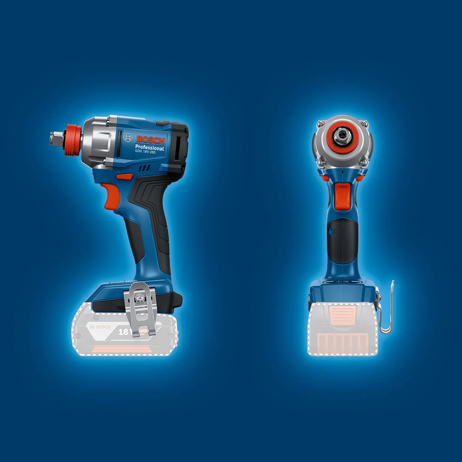 Bosch Professional GDX 18V-285 Avvitatore a percussione 18V