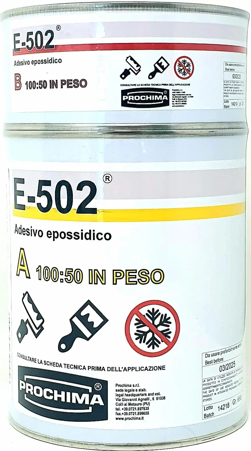 PROCHIMA AE042KG1 E 502 Adesivo Epossidico A+B, 1 kg