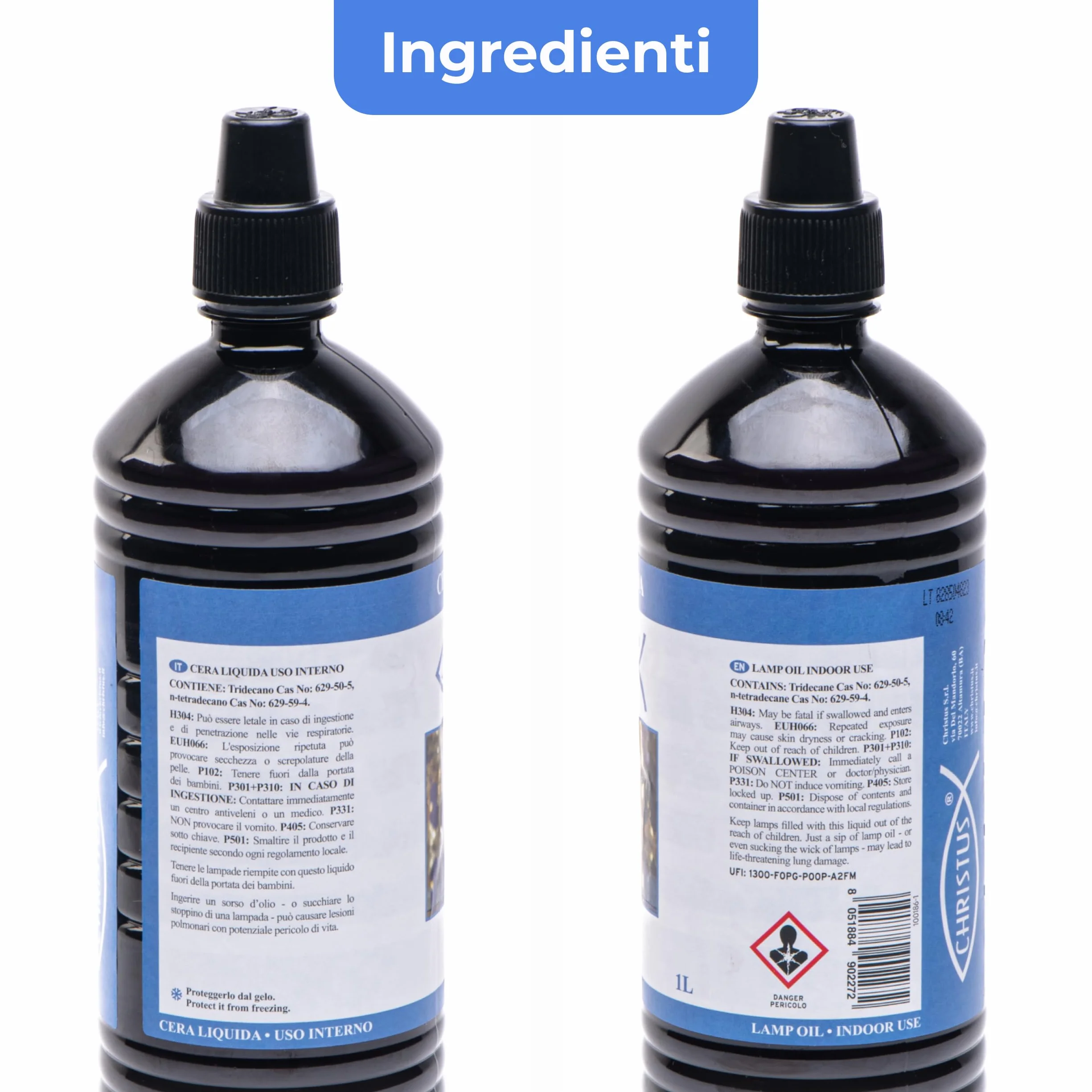 Cera Liquida 1 LT per Candele - Adatto per Uso Interno e Liturgico | Conforme Normative Europee
