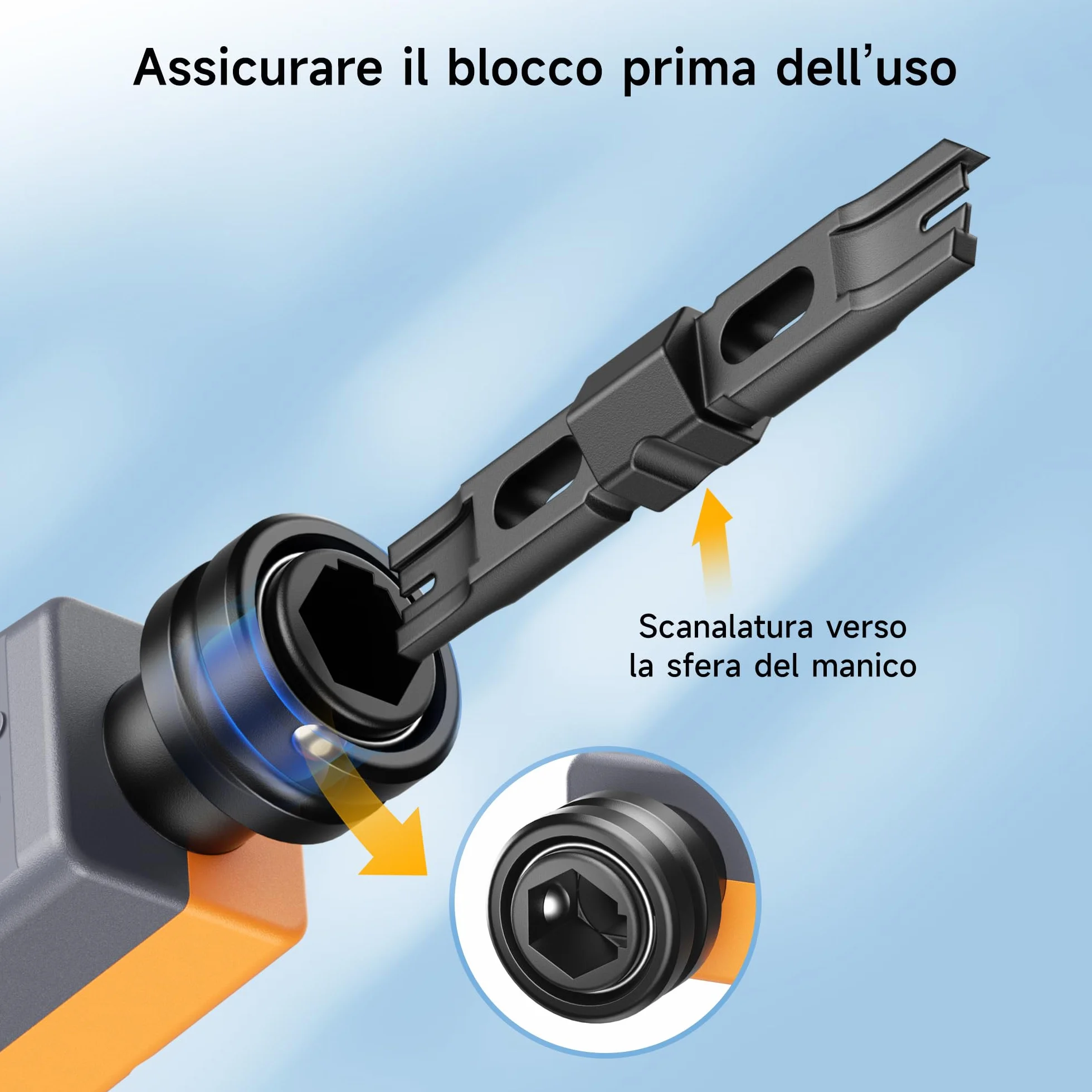 Cable Matters 110 Punch Down Tool con lama 110, strumento Ethernet Punchdown, strumento Keystone Punch Down per rete Cat 8, Cat 7, Cat 6A, Cat 6, Cat 5e, Cat 5
