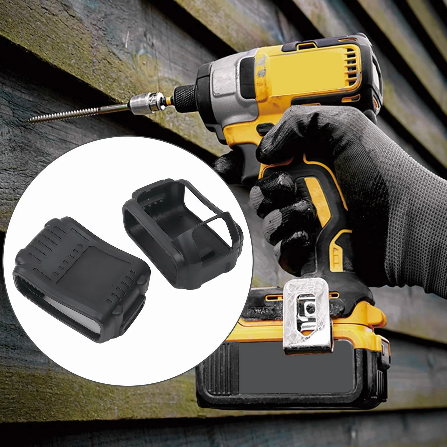 Dewalt Batteria Custodia di Protezione In Silicone 20V 4.0 5.0 Copertura Protettiva Strumenti Elettrici Accessori