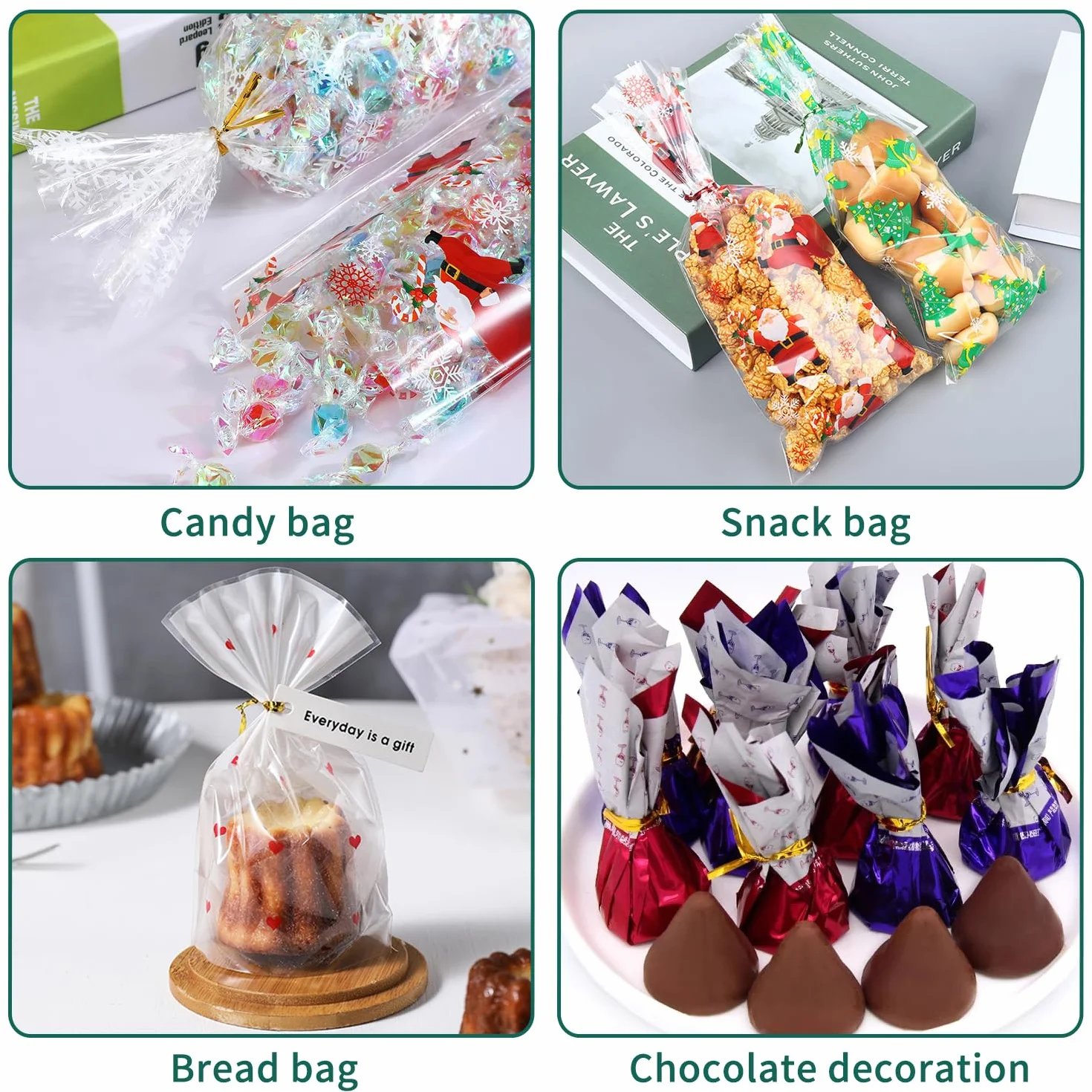 4800 Pezzi Cravatte di Carta Intrecciate, 10 cm di Fascette Metalliche Intrecciate per Sacchetti di Caramelle, Sacchetti di caffè, Cake Pop, Forniture per Bomboniere