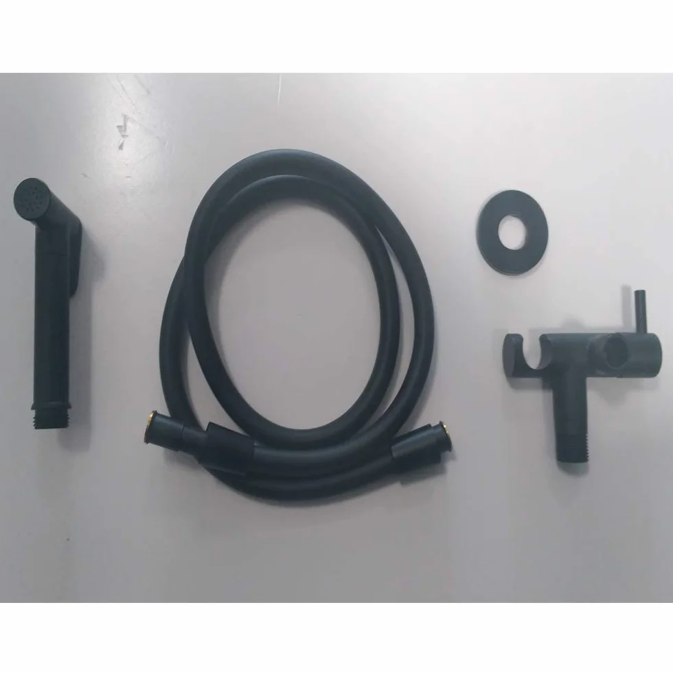 Kit Idroscopino Wc Doccetta Ottone Portatile Shut-Off Monogetto Azionamento a Leva