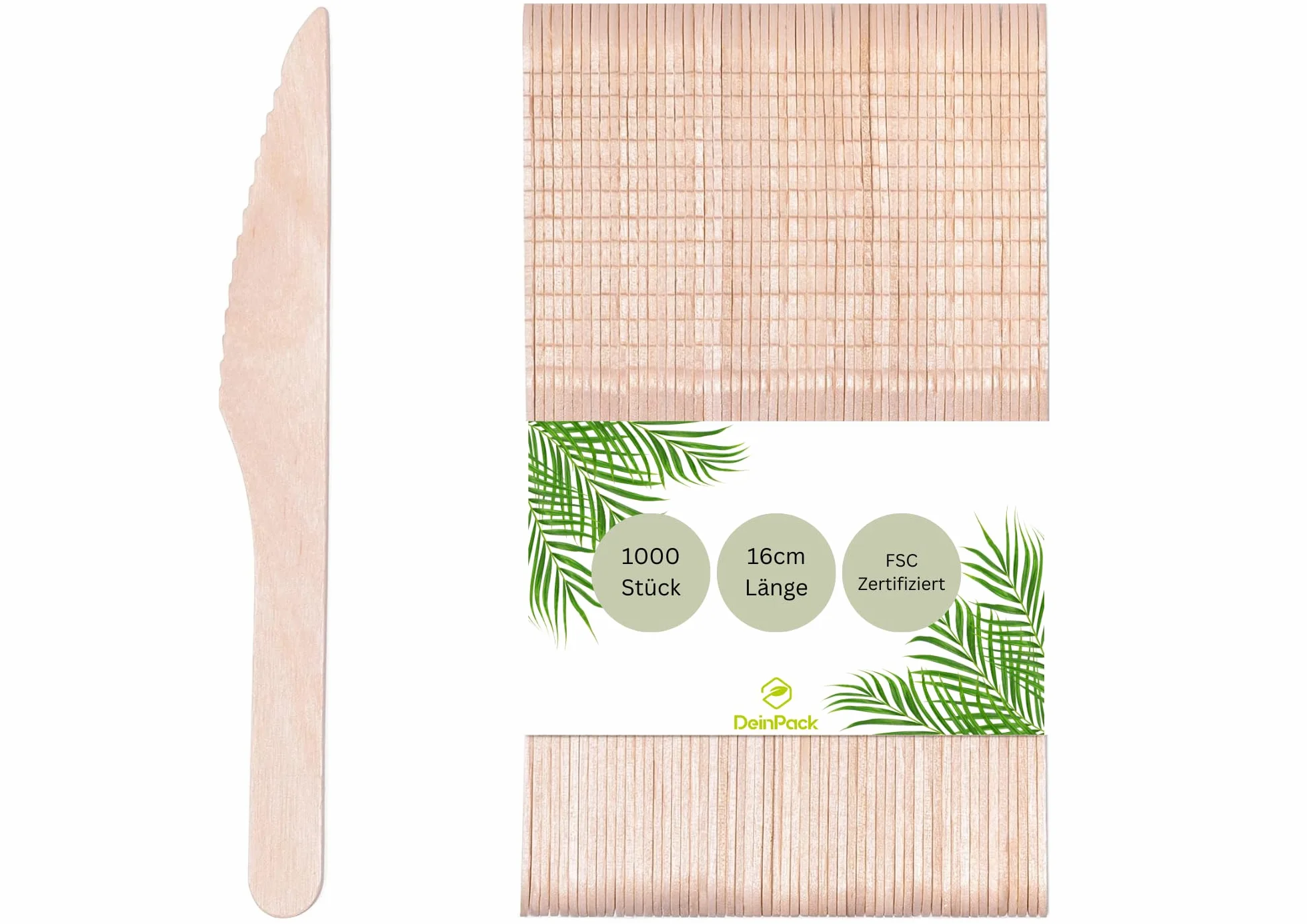 Posate in legno di betulla 16 cm biodegradabili usa e getta 100 pezzi