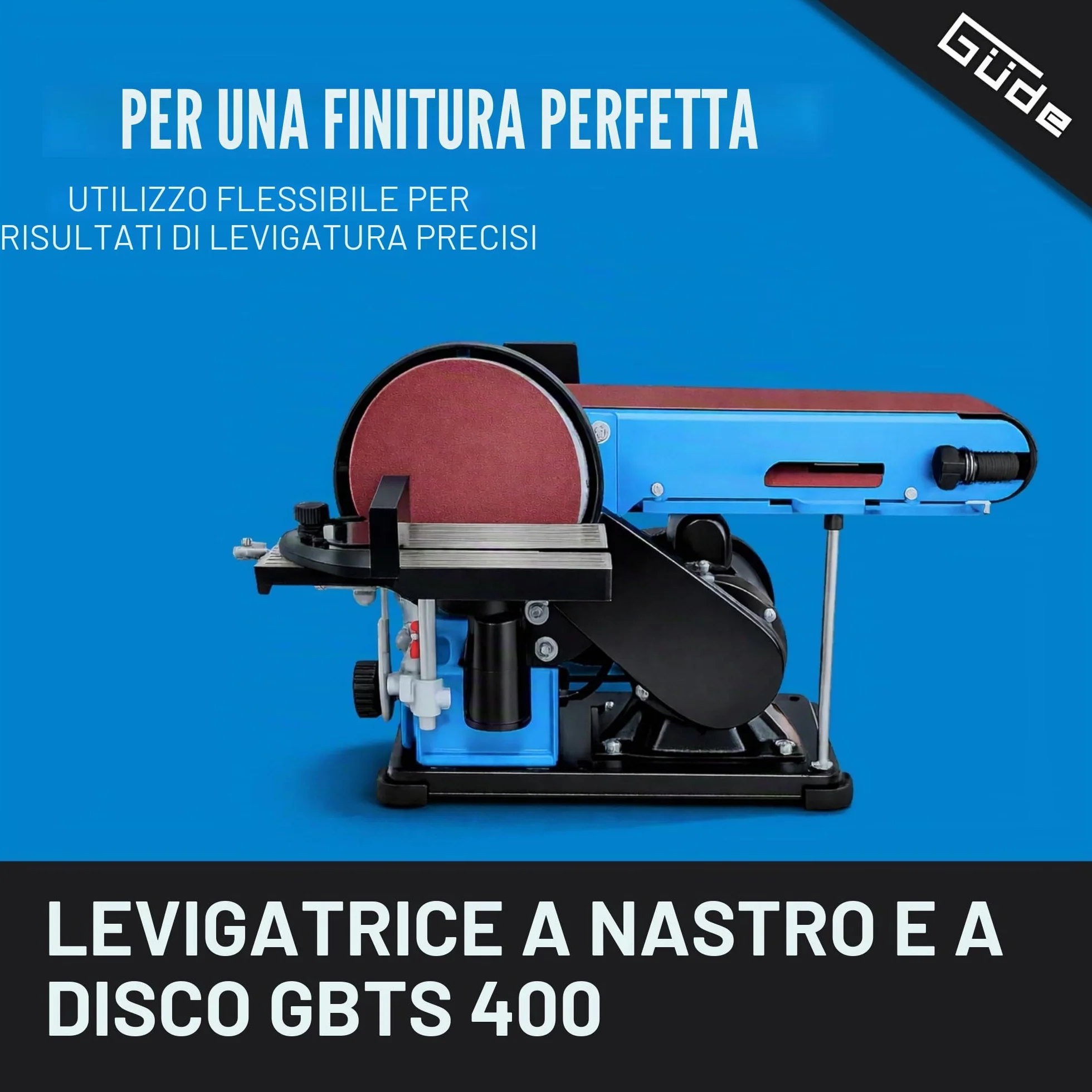 Güde Band e levigatrice a disco Gbts 400# 55135
