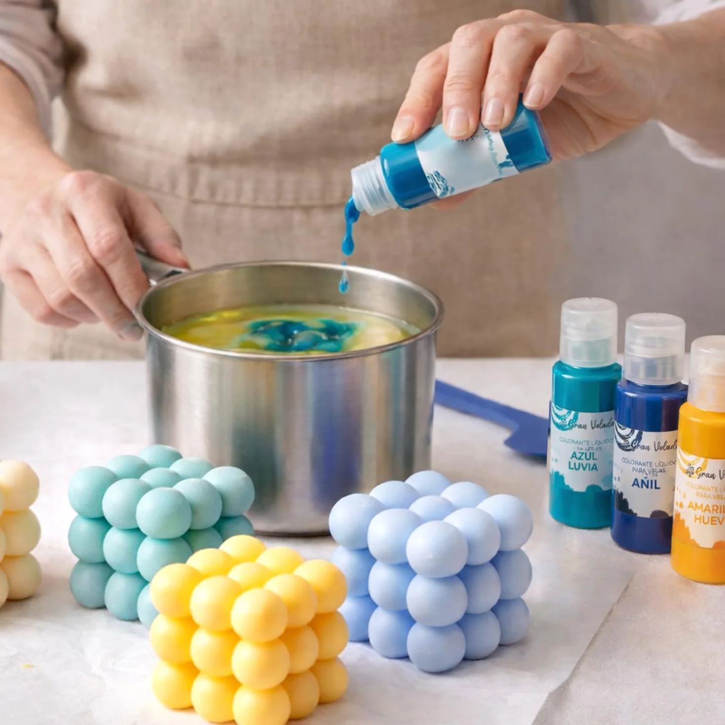 Colorante liquido bianco per candele, intensifica il bianco opaco, formula concentrata e pratica, aggiungere alcune gocce alla paraffina fusa, 30 ml