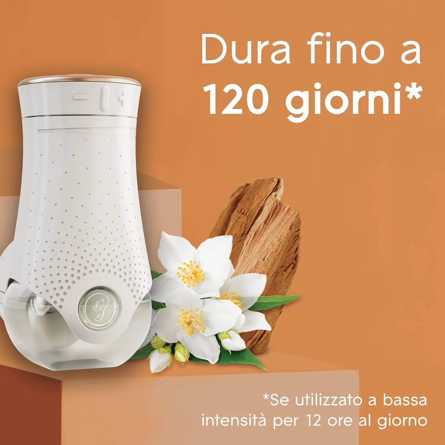 Glade Liquido Elettrico Profumatore Ambienti Olii Essenziali Gelsomino Sandalo Bali 3 Ricariche 120 Giorni
