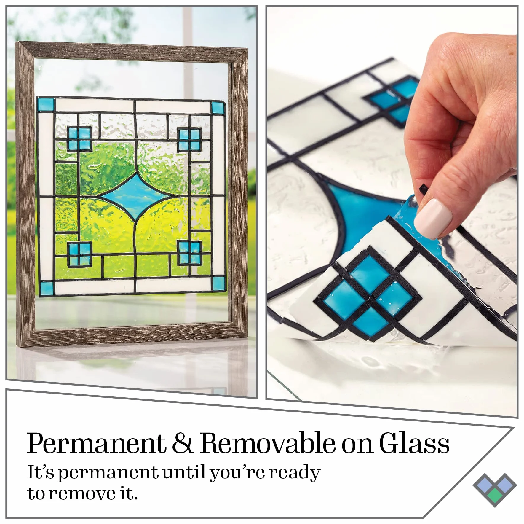 Gallery Glass KIT, 4 pezzi, GG, finestra per la privacy